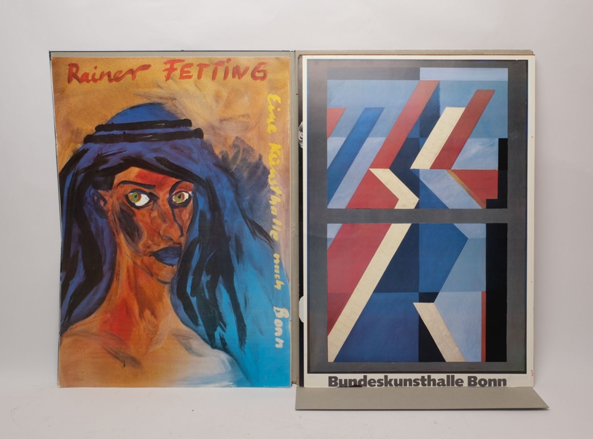 Mappe mit 11 Künstlerplakaten, vollständig: "Bonn braucht Kunsthalle": - Bild 10 aus 16