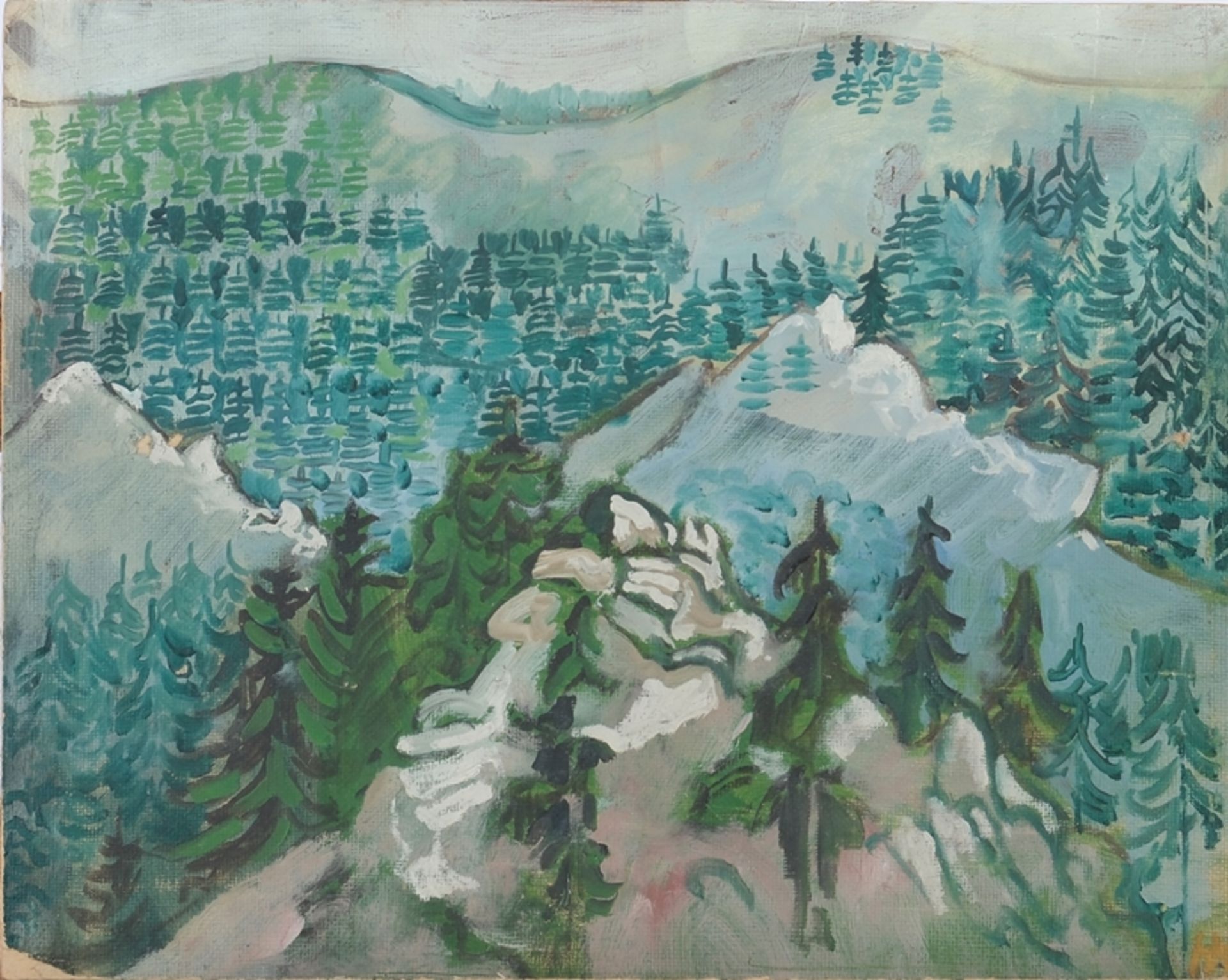 Kamps, Heinrich (1896 Krefeld  - 1954 Düsseldorf, Schüler der Krefelder und Hamburger Kunstgewerbes