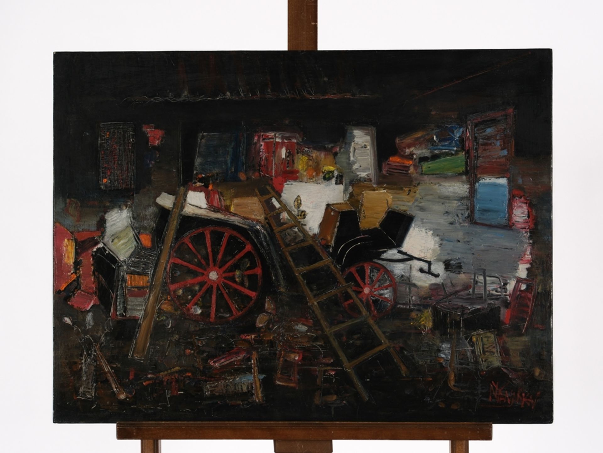 Yanakiev, Nikolay (geb. Dupnitza, Bulgarien 1954, Schüler der Kunstschule u. Kunstakademie in Sofia - Bild 2 aus 4