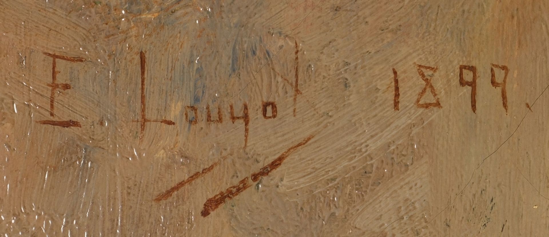 Louyot, Edmond (1861 La Lobe (Lothringen) - 1920 La Lobe, studierte an der KA Düsseldorf und Münche - Bild 3 aus 5