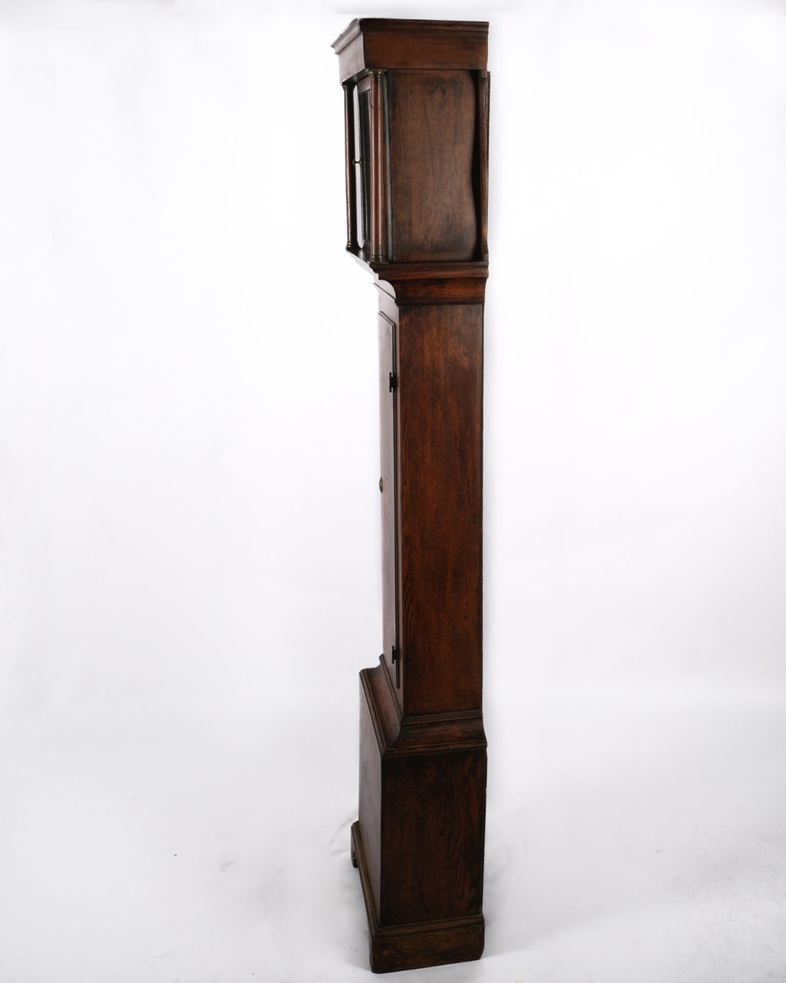 Standuhr, England, 1. Hälfte 19. Jh., sign. "Thomas Mear / Dursley", (Thomas Mear of Drusley / Glou - Bild 2 aus 6