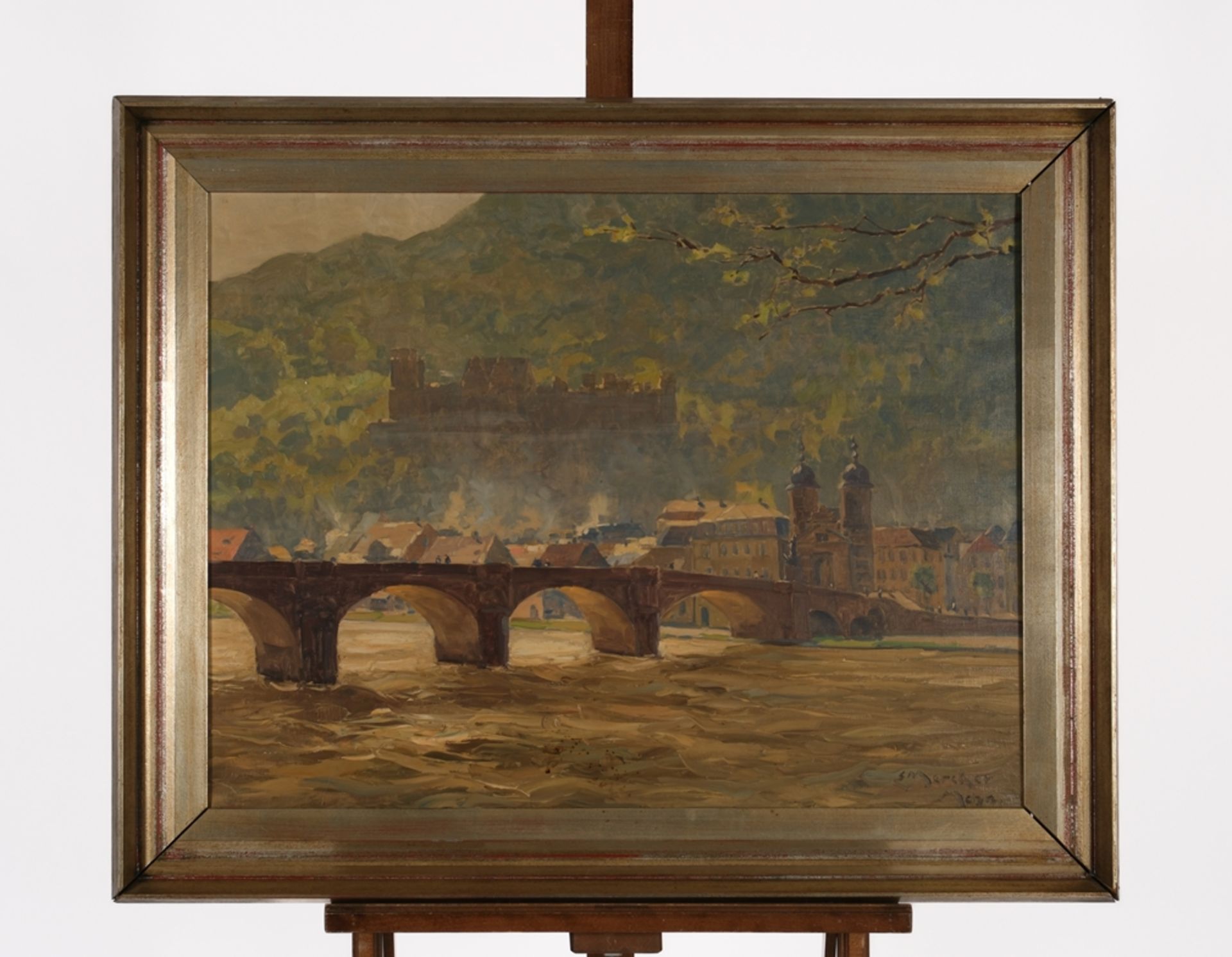 Mercker, Erich (Zabern/Elsaß 1891 - 1973 München, Industrie-, Landschafts- und Städtemaler, studier - Bild 2 aus 7