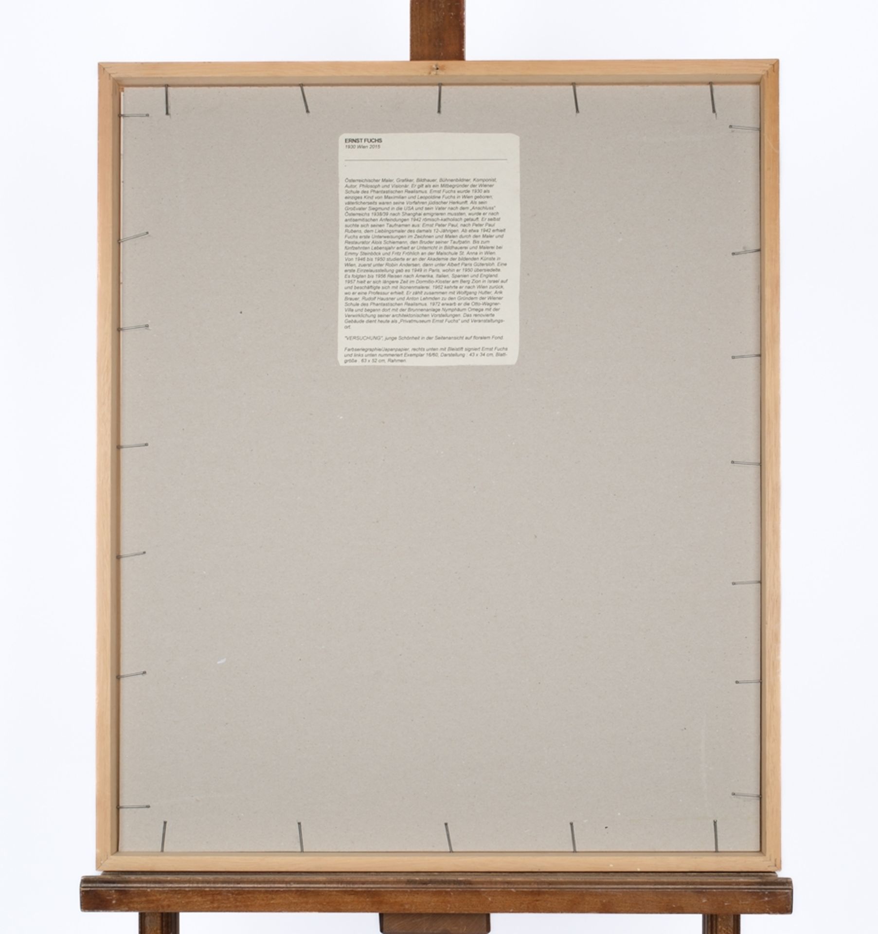 Fuchs, Ernst (1930 Wien - 2015 ebenda, Vertreter der Wiener Schule des "Phantastischen Realismus"), - Bild 13 aus 14