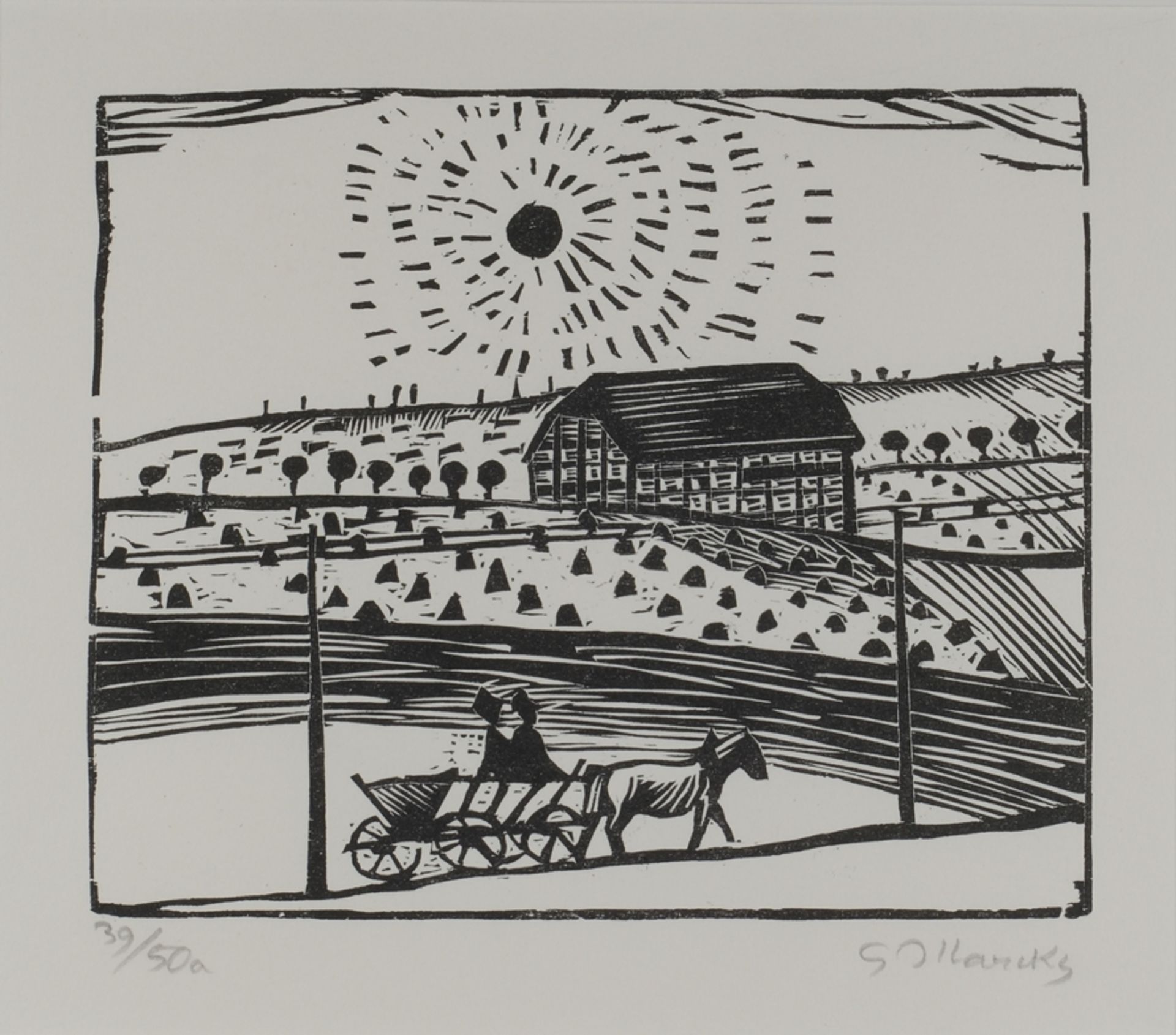 Marcks, Gerhard (1889 Berlin - 1981 Burgbrohl, bedeutender autodidaktischer Bildhauer und Grafiker 