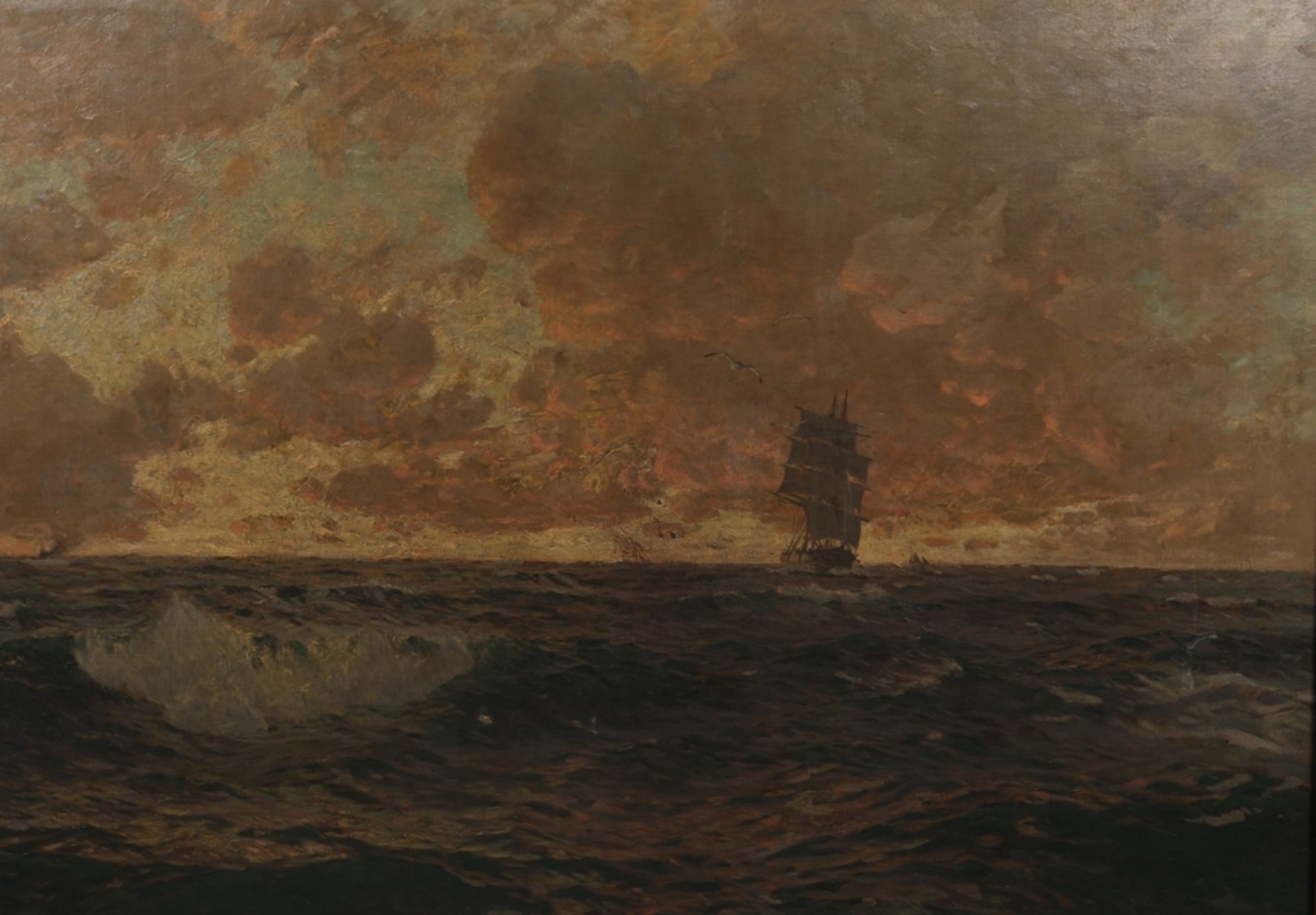 Becker, Carl (Hameln 1862 - 1926 Blankenese, studierte in Hamburg und an der KA Düsseldorf, - Bild 4 aus 4