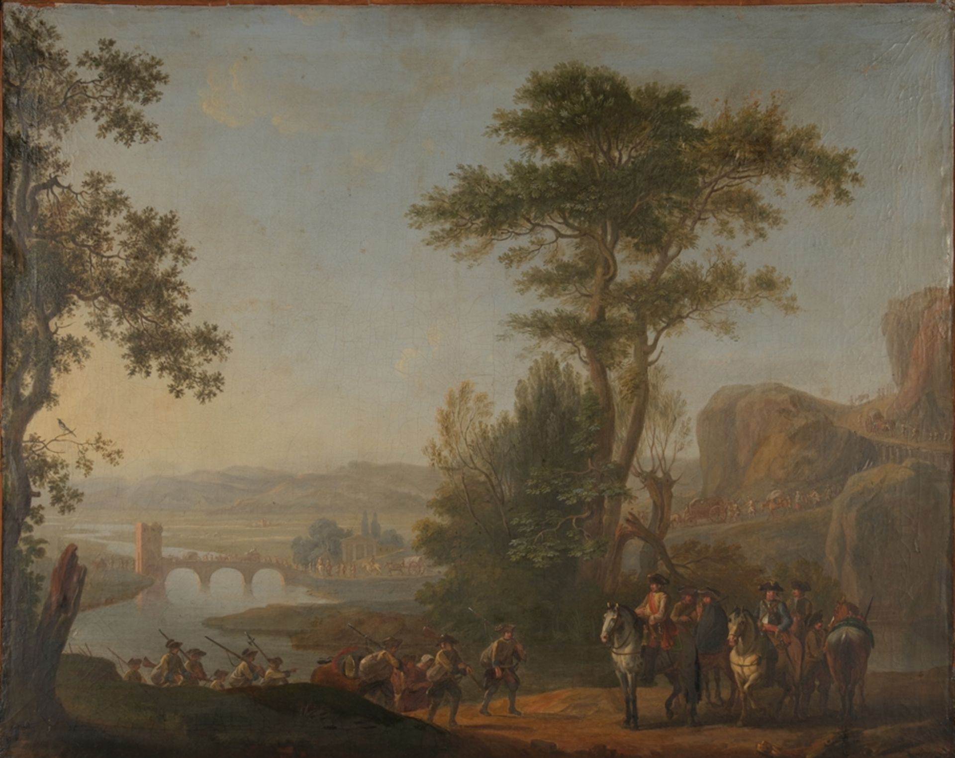 Pegna, Hyacinth de la (1706 Brüssel - 1772 Rom, flämischer Schlachten- und Vedutenmaler),