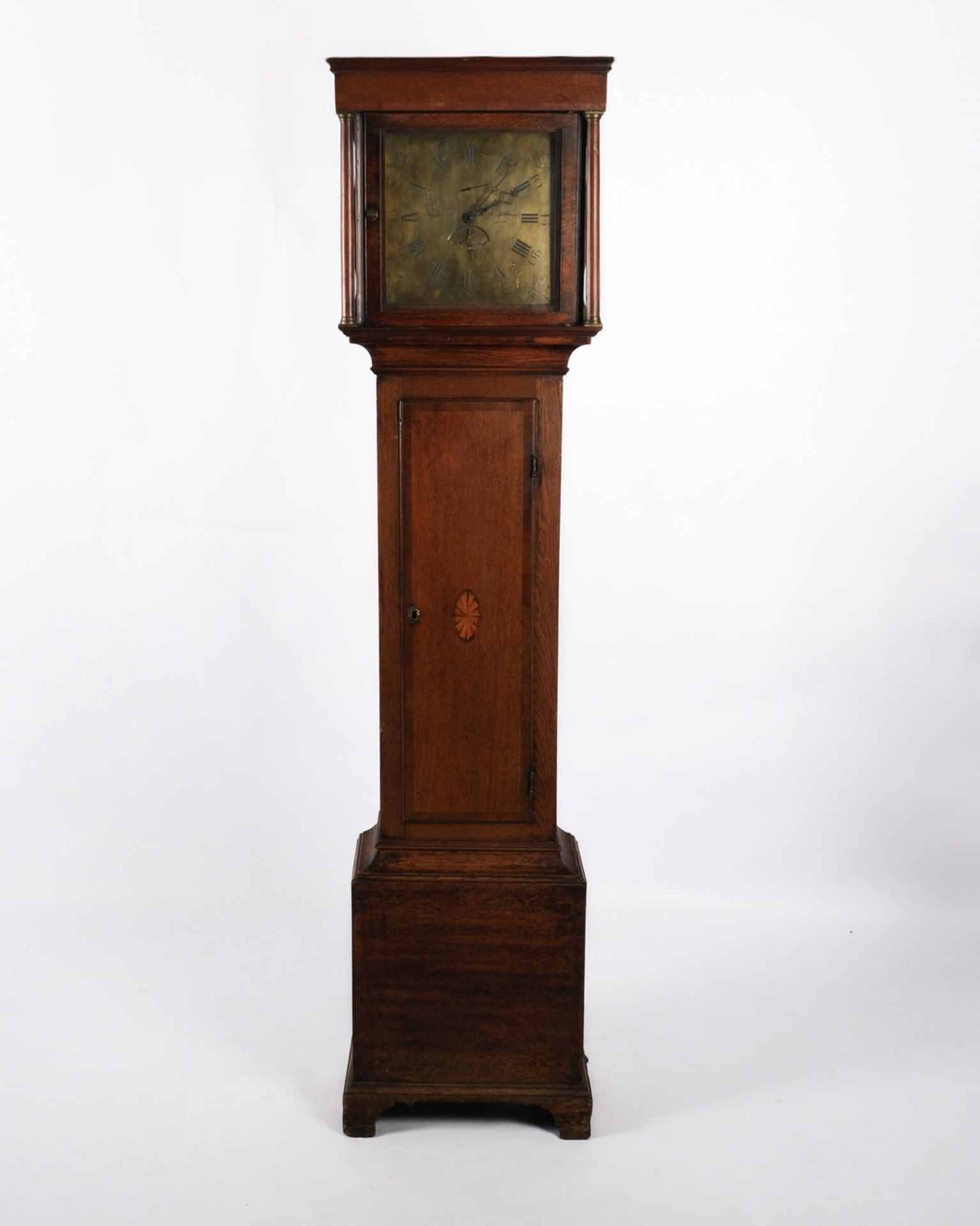 Standuhr, England, 1. Hälfte 19. Jh., sign. "Thomas Mear / Dursley", (Thomas Mear of Drusley / Glou