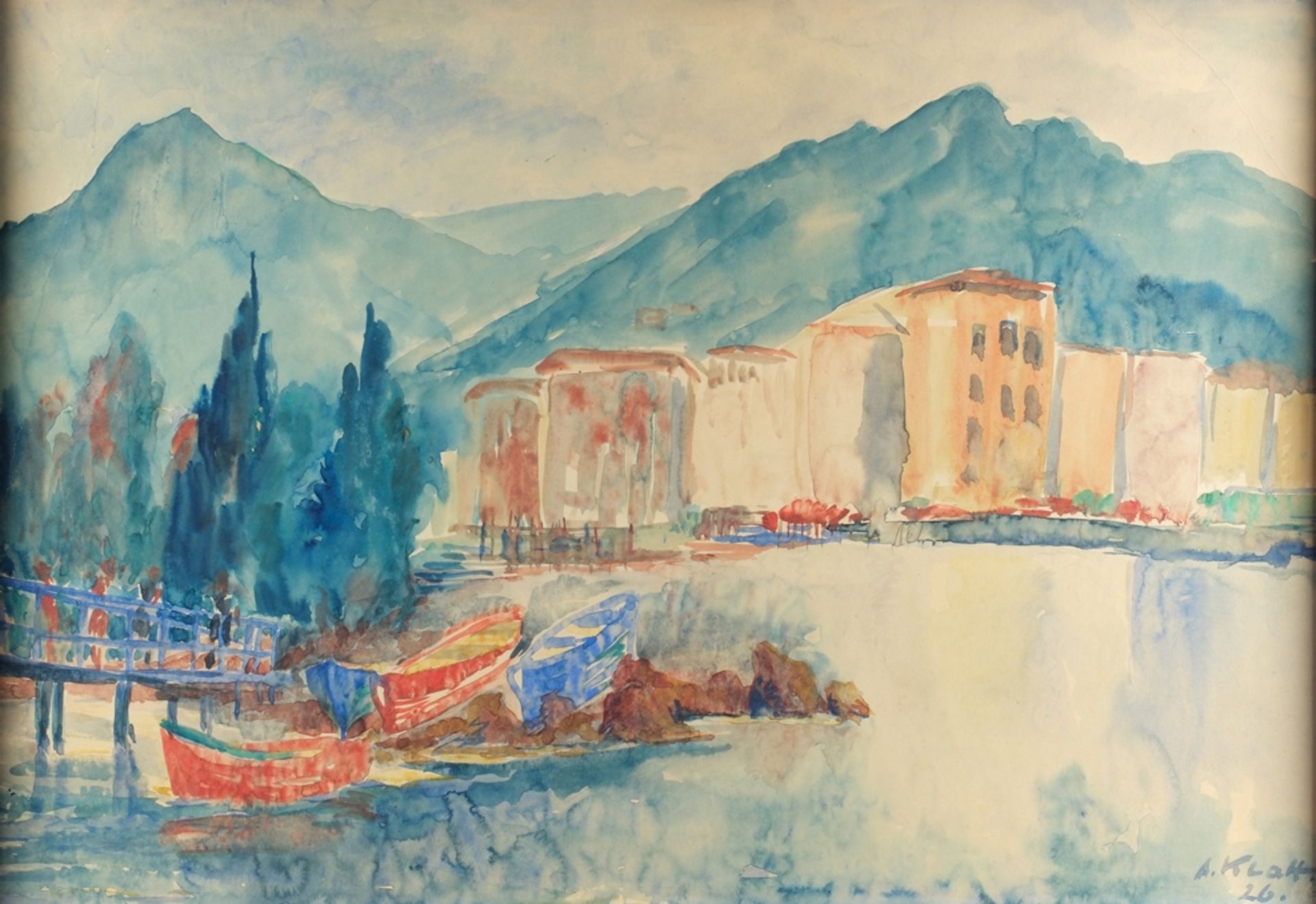 Klatt, Albert (1892 Berlin - 1970 ebenda, deutscher Expressionist, Studium an der Unterrichtsanstal