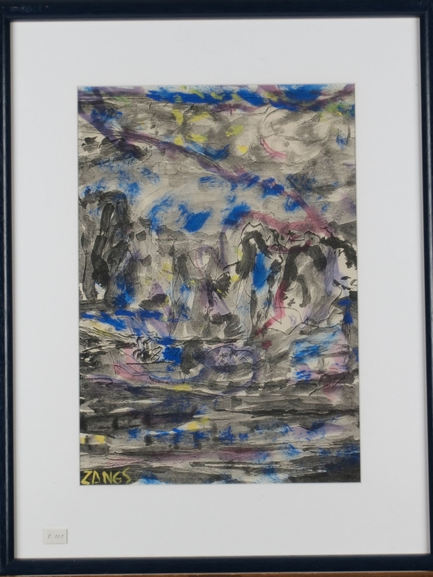 Zangs, Herbert (geb. Krefeld 1924, studierte an der KA Düsseldorf bei Pankok, diverse Studienreisen - Bild 2 aus 2