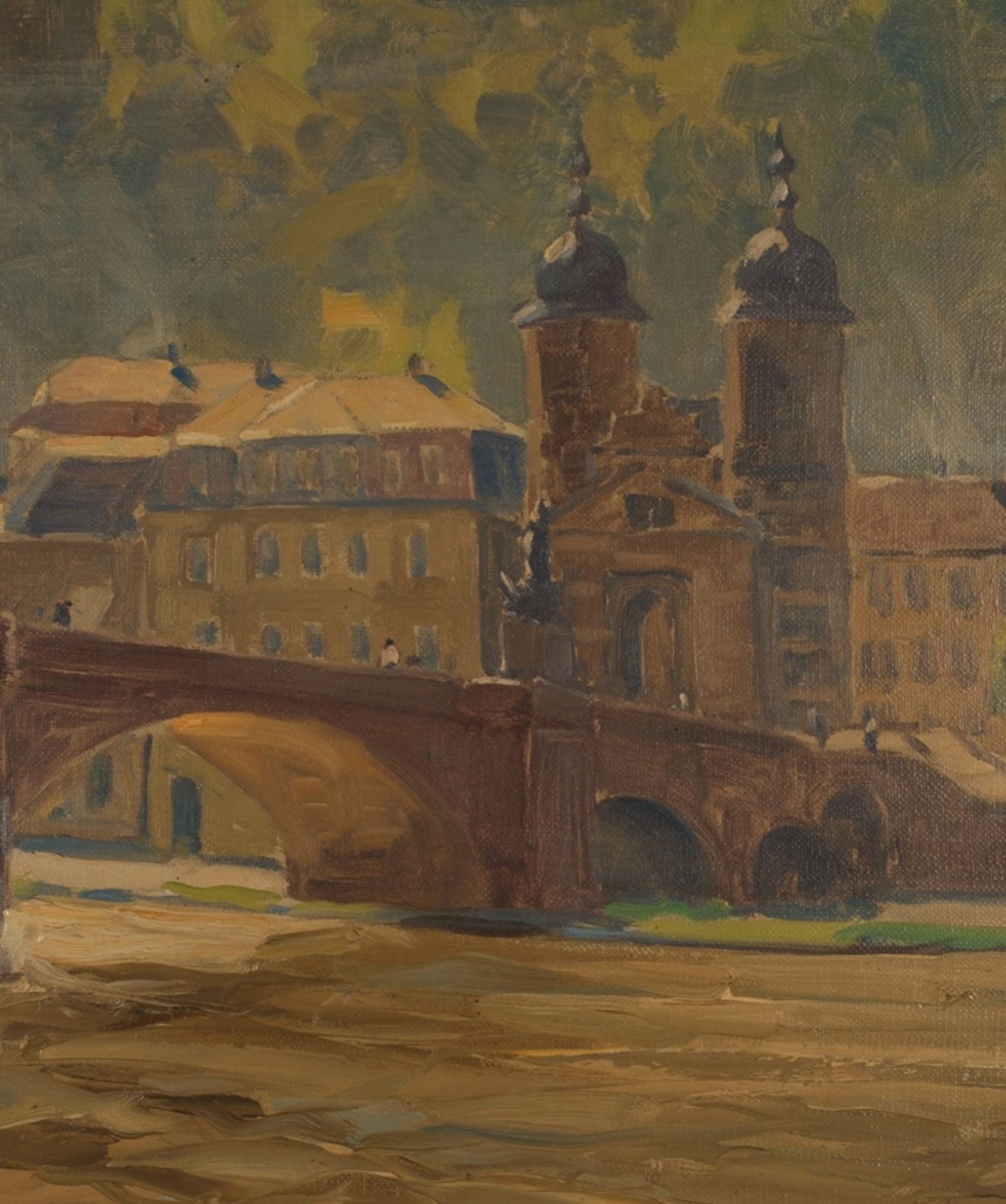 Mercker, Erich (Zabern/Elsaß 1891 - 1973 München, Industrie-, Landschafts- und Städtemaler, studier - Bild 6 aus 7