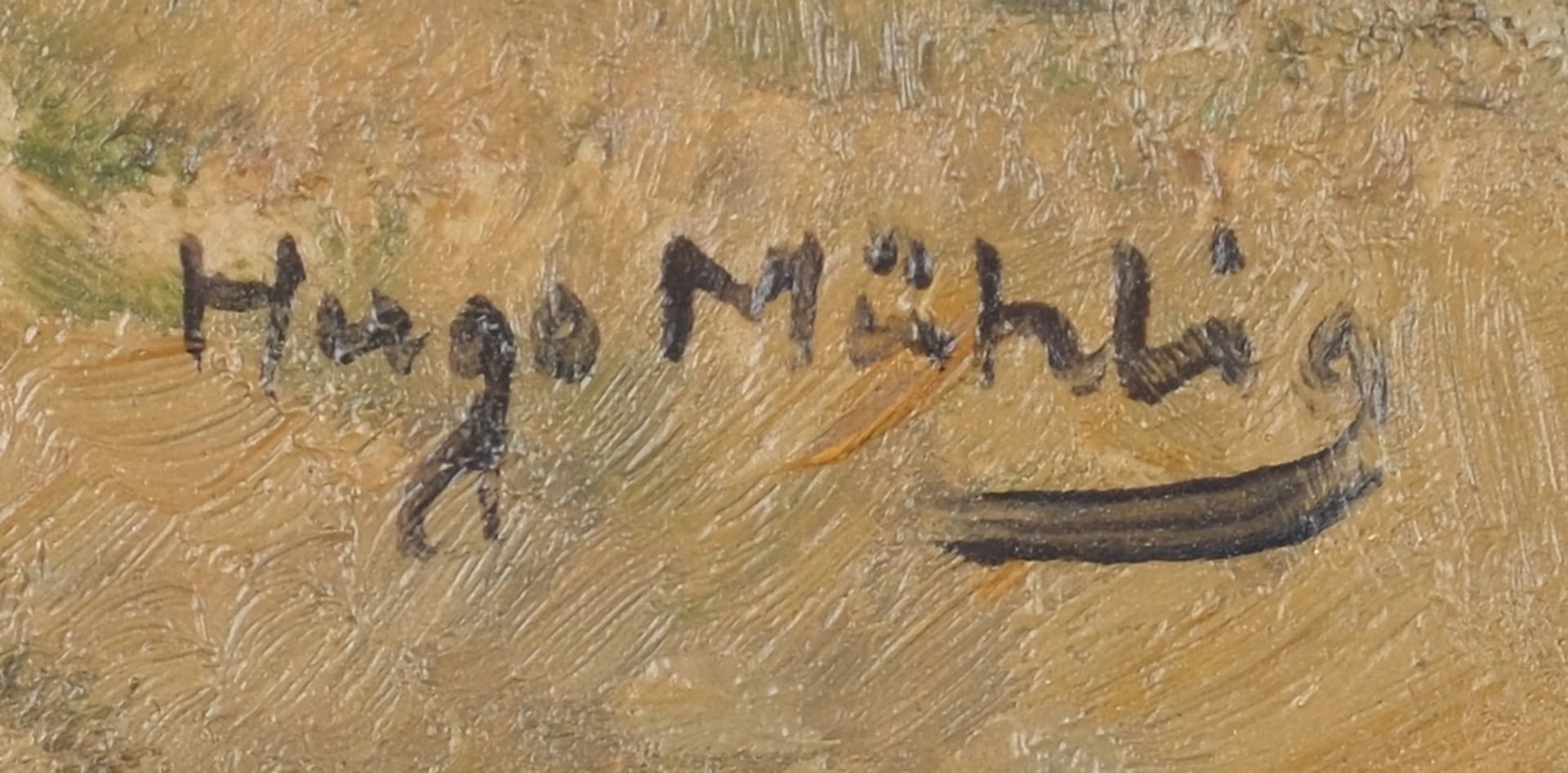 Mühlig, Hugo (1854 Dresden - 1929 Düsseldorf, Schüler seines Vaters Meno, studierte an der KA Dresd - Bild 3 aus 4