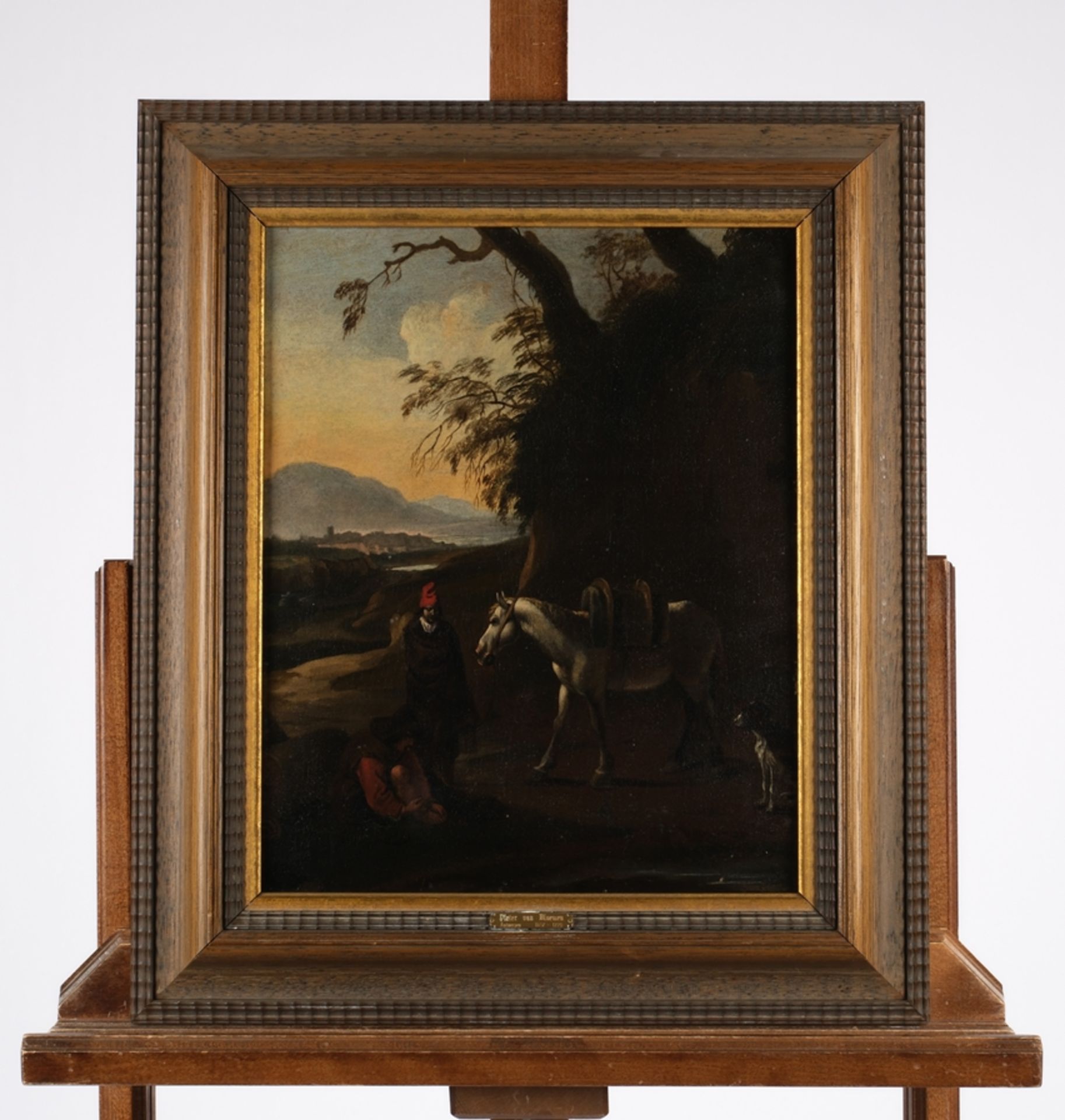 Bloemen, Pieter van (1657 Antwerpen - 1720, in Antwerpen tätiger Künstler, dessen Stil nach langem  - Bild 2 aus 6