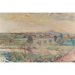 Kufner, Waldemar (1940 Bad Reichenhall - 2016 Übersee am Chiemsee, deutscher Landschaftsmaler, Medi