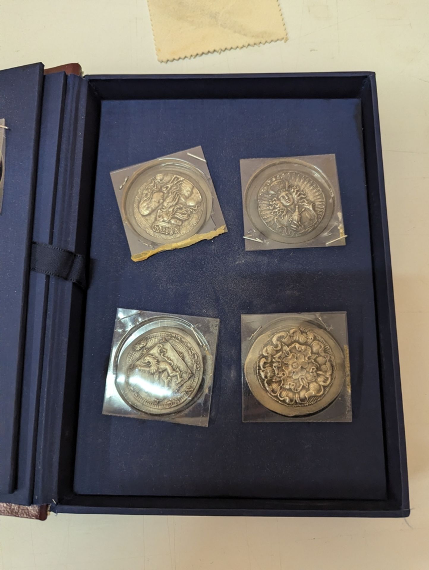 12 Medaillen, "Ernst Fuchs - Aus dem Alten Testament", Silber 925, Österreich, 1976, Ernst Fuchs (1 - Bild 3 aus 4