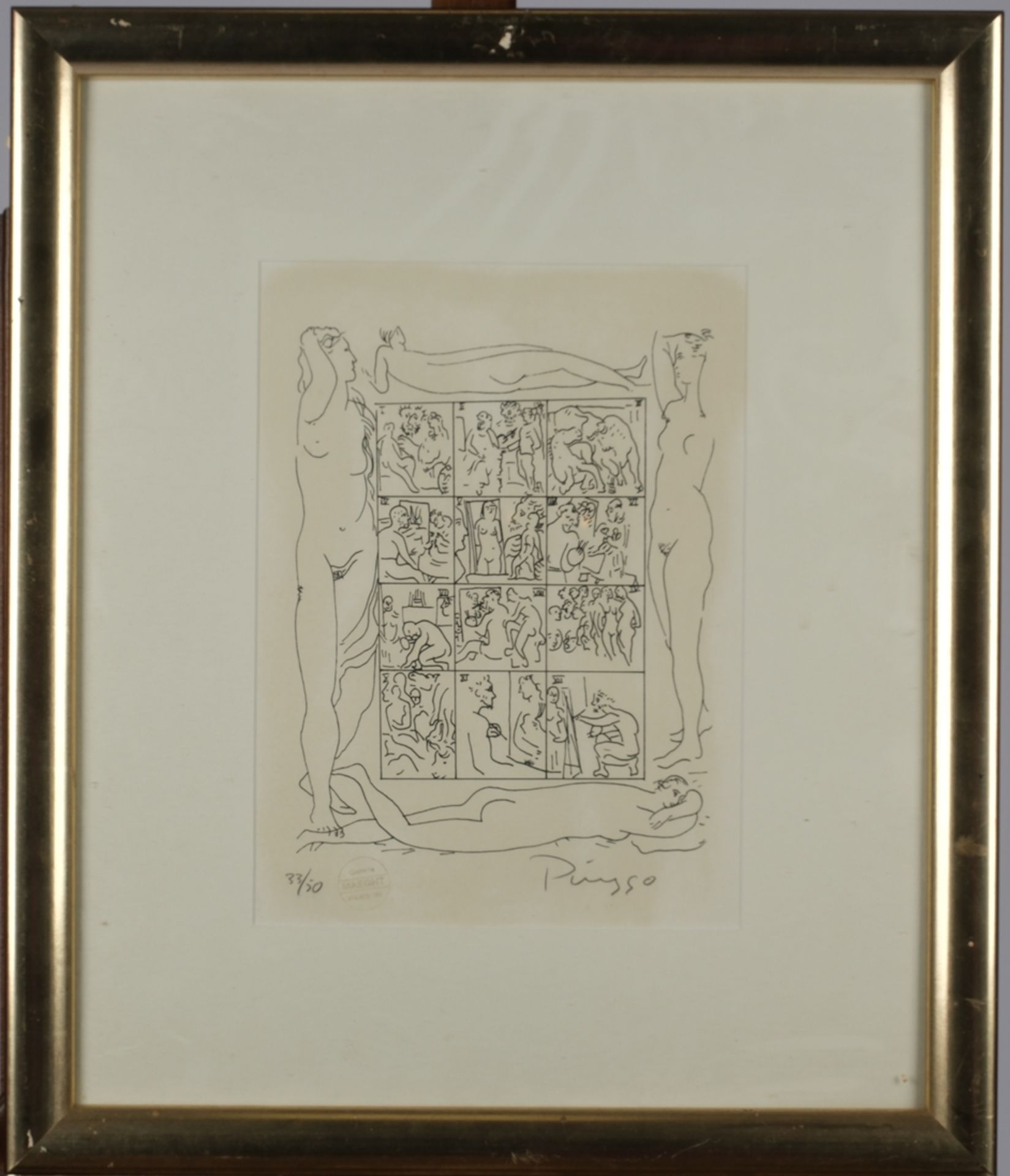 Picasso, Pablo (Malaga 1881 - 1973 Mougins, Studium an der KA Madrid, Maler, Grafiker und Bildhauer - Bild 2 aus 3