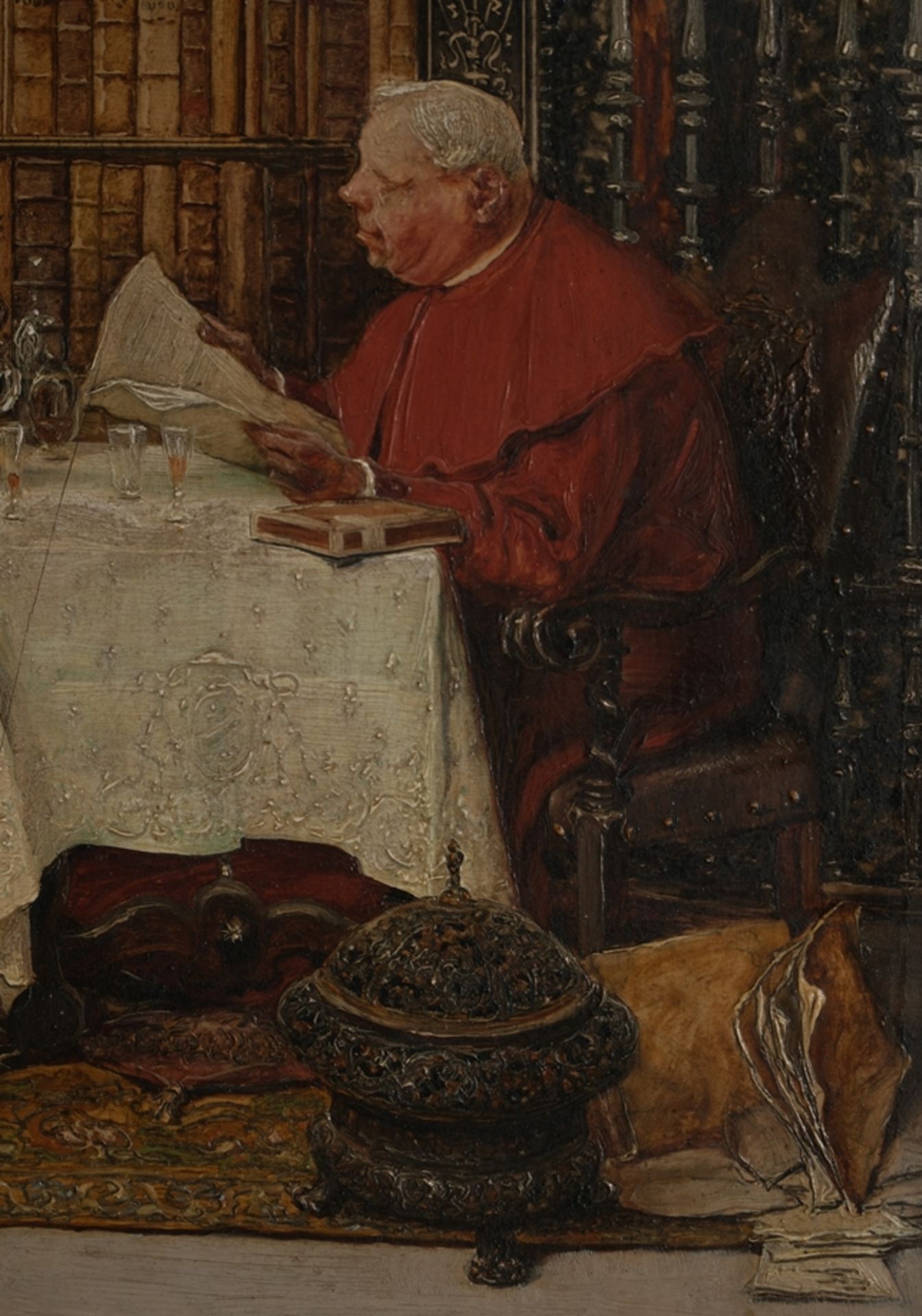 Serra y Auqué, Enrique (1859 Barcelona - 1918 Rom, Schüler von Ramon Martí y Alsina, seit 1878 in R - Bild 6 aus 8