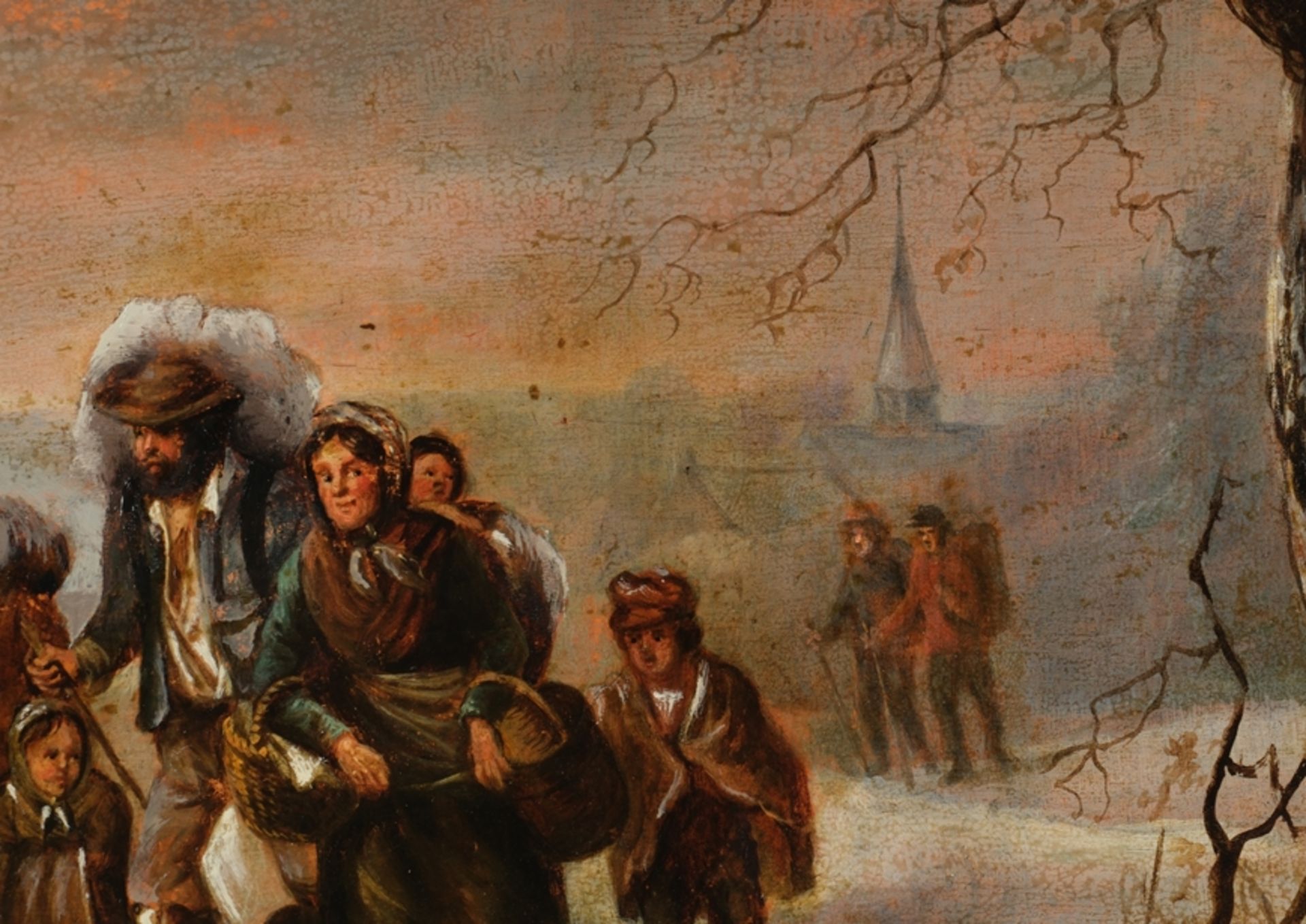 Niederländischer oder deutscher Künstler des 19. Jahrhunderts, - Bild 3 aus 4