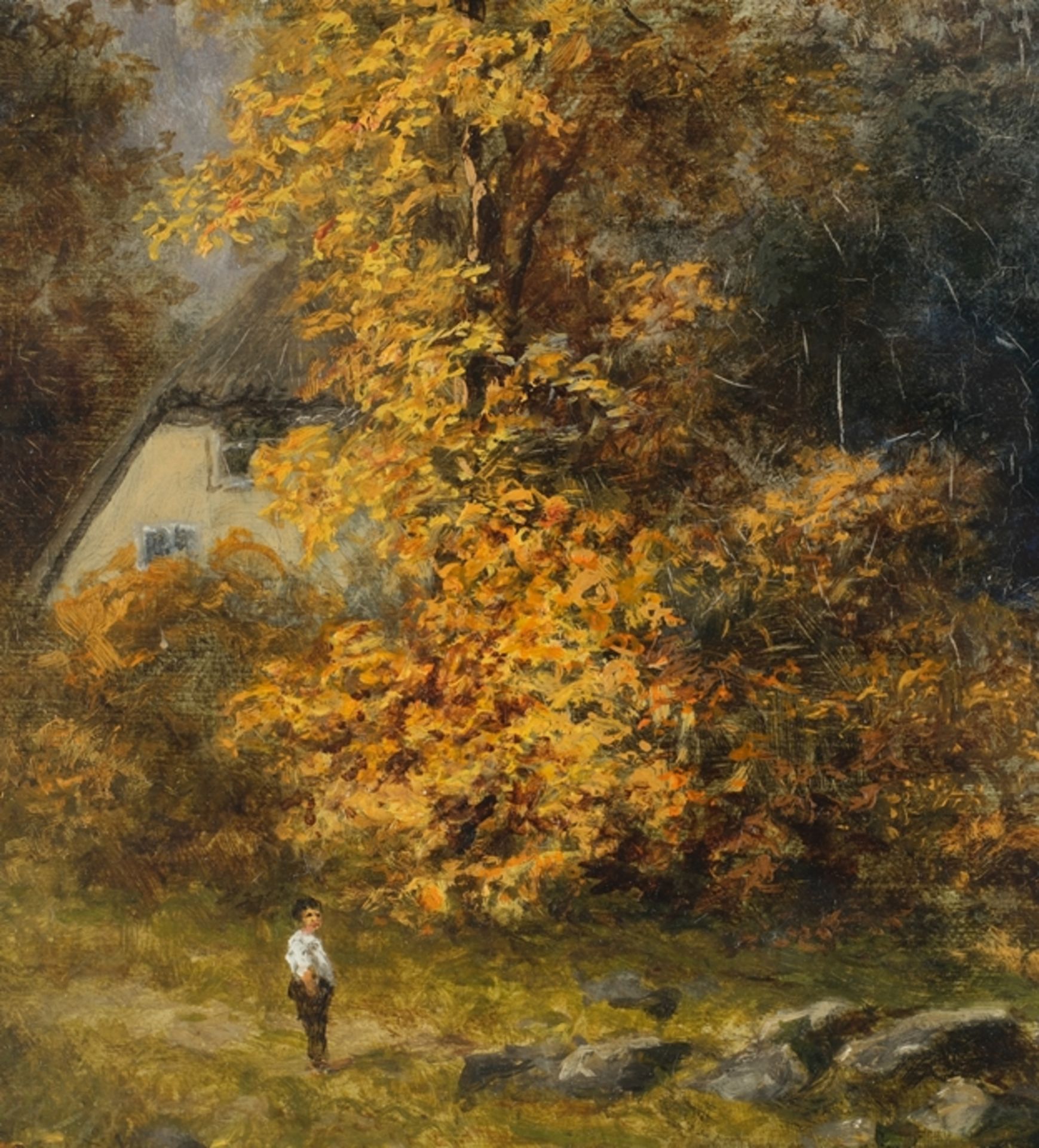 Bröker, Wilhelm (Berlin 1848 - 1930, nach einer grafischen Ausbildung Hinwendung zur Malerei, in Be - Bild 4 aus 7