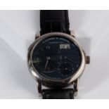 A. Lange & Söhne Lange 1 Blue Series, Ref. 101.027, um 2001/2002, Gehäuse und originale Faltschließ