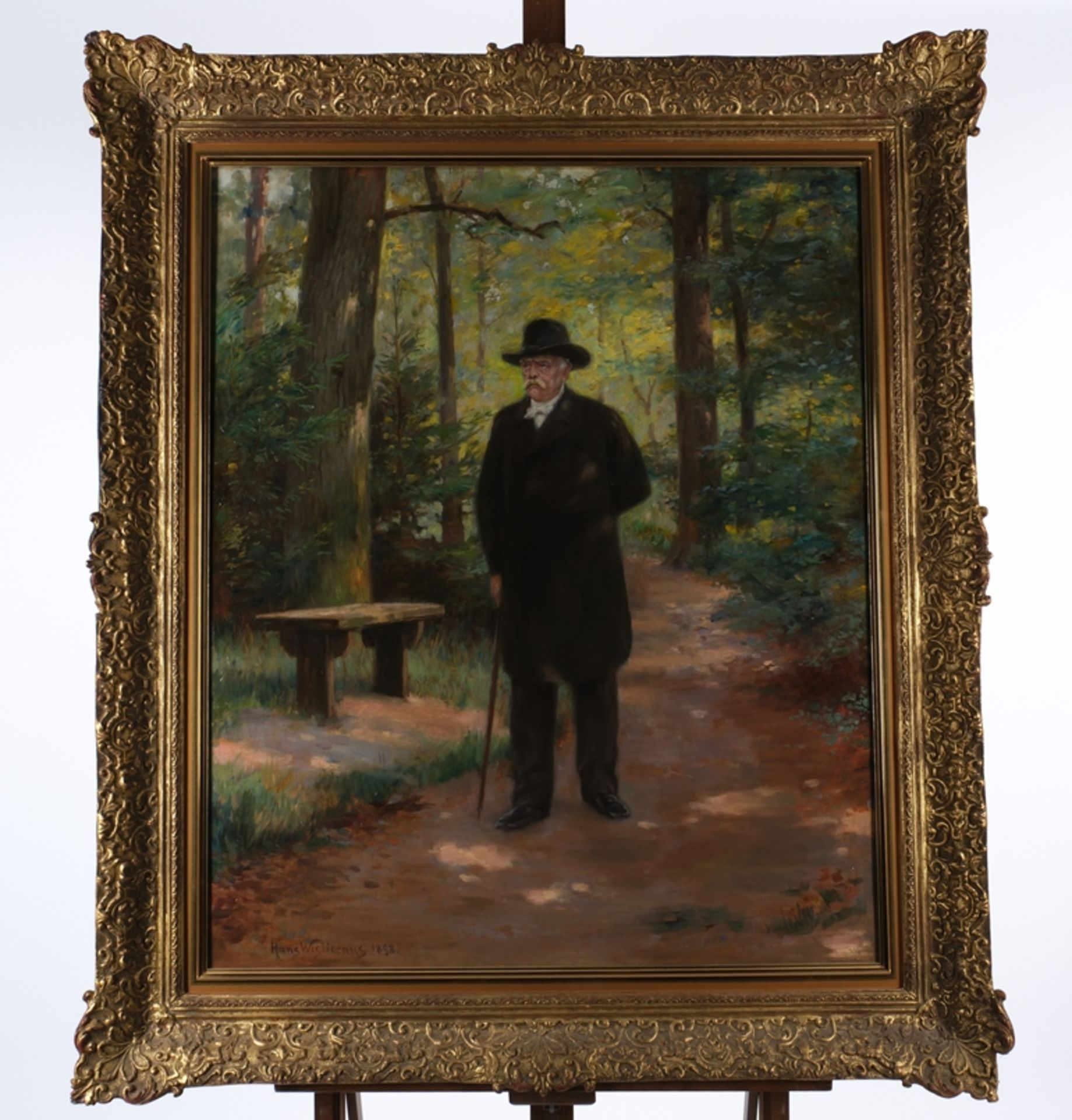 Wislicenus, Hans (1864 Weimar - 1939 Berlin, deutscher Porträt-, Historien-, und Genremaler, studie - Bild 2 aus 5