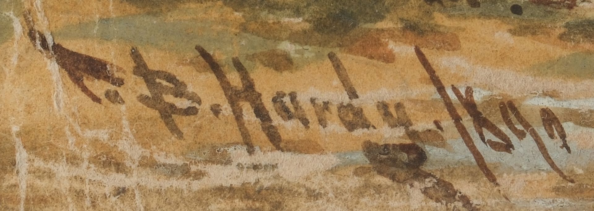 Hardy, Thomas Bush (1842 Sheffield - 1897 London), - Bild 3 aus 6