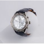 Breitling Shadow Flyback Chronograph, Ref. A35312, Gehäuse in Stahl, drehbare Diamantlünette mit 40