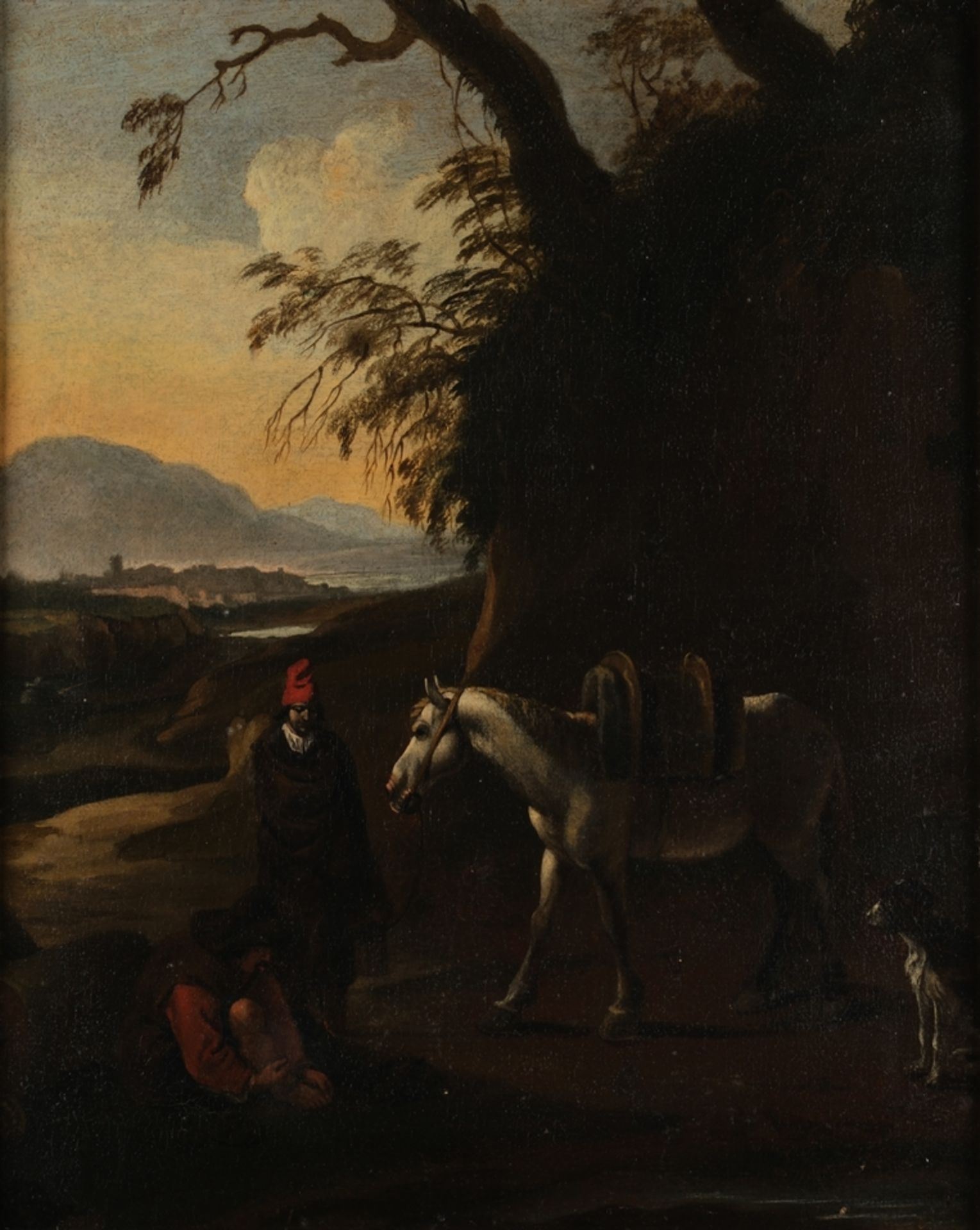 Bloemen, Pieter van (1657 Antwerpen - 1720, in Antwerpen tätiger Künstler, dessen Stil nach langem 