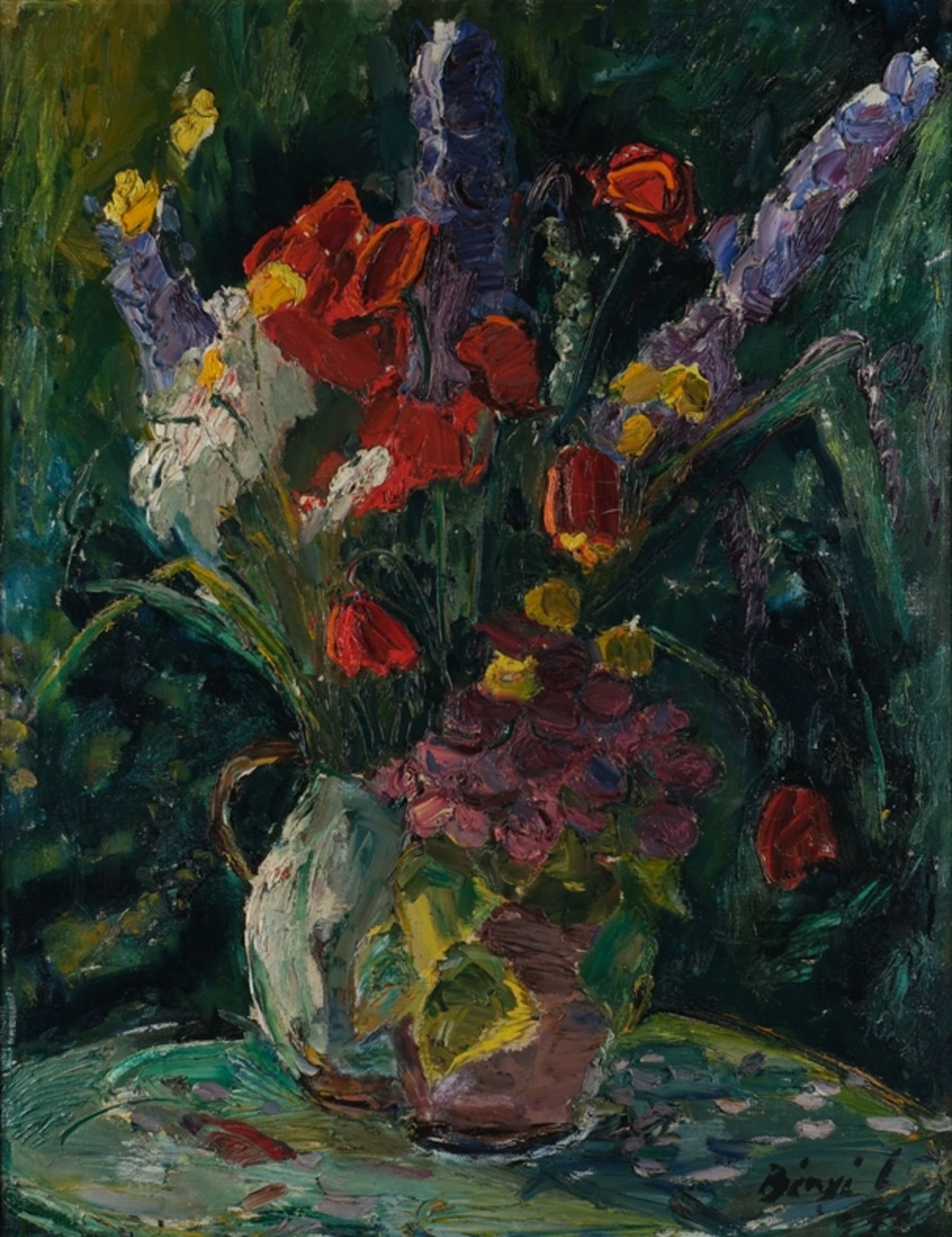 Bényi, László (1909 Budapest -2004 ebenda, ungarischer Maler),