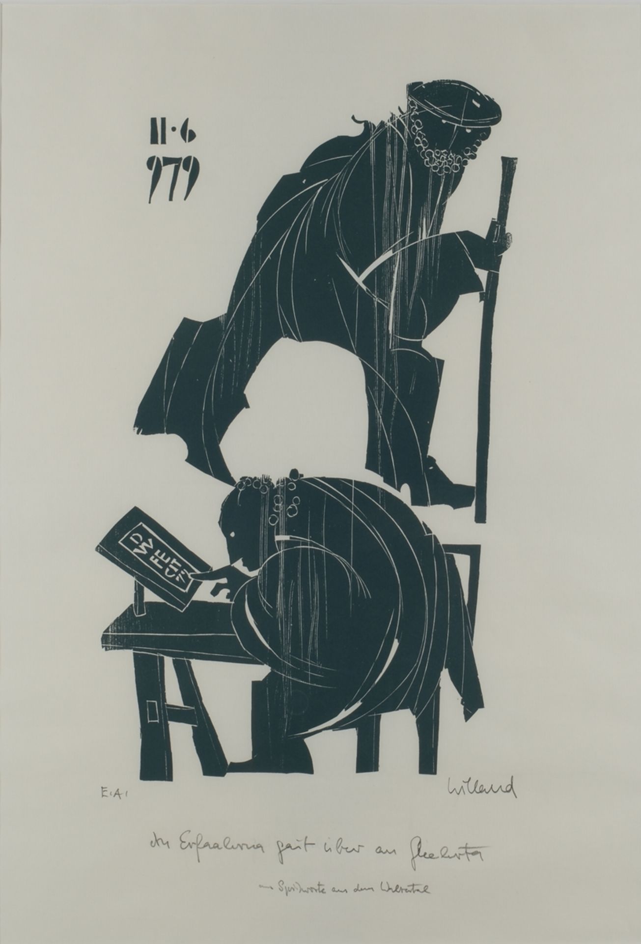 Willand, Detlef (1935 Heidenheim - 2022 Hirschegg, deutscher Holzschneider, Heimatforscher und Amat