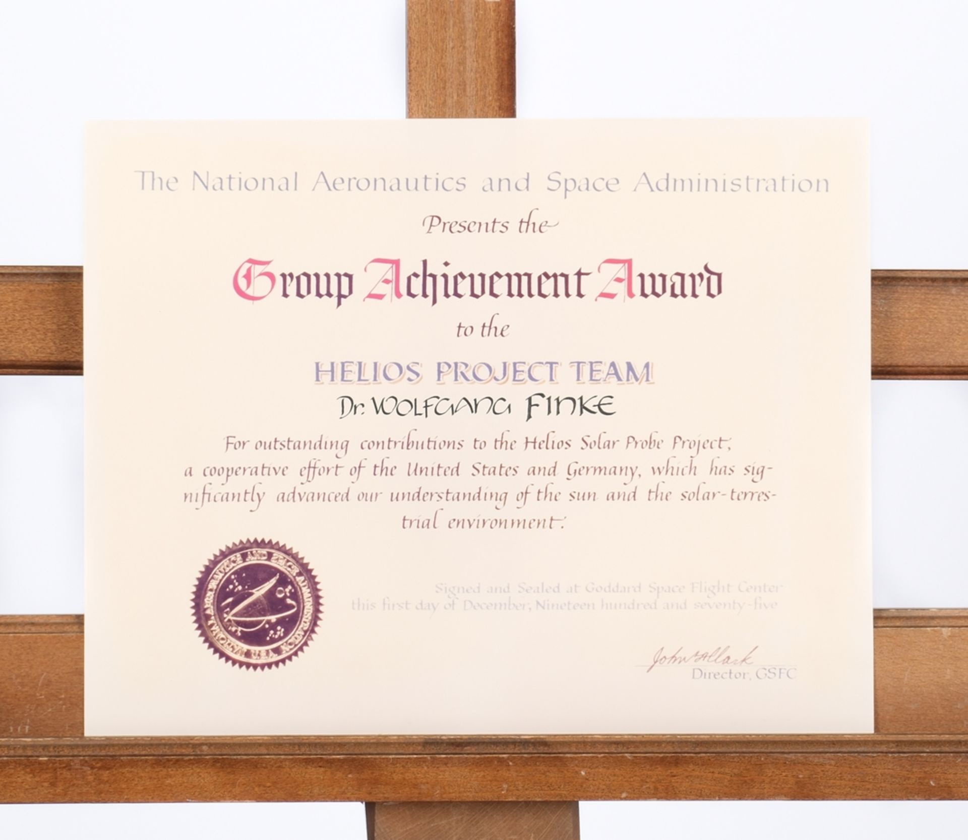 Nachlass Dr. Wolfgang Finke-Osiander (1925 - 2014), Ministerialdirektor im Bundesministerium für Fo - Bild 4 aus 12