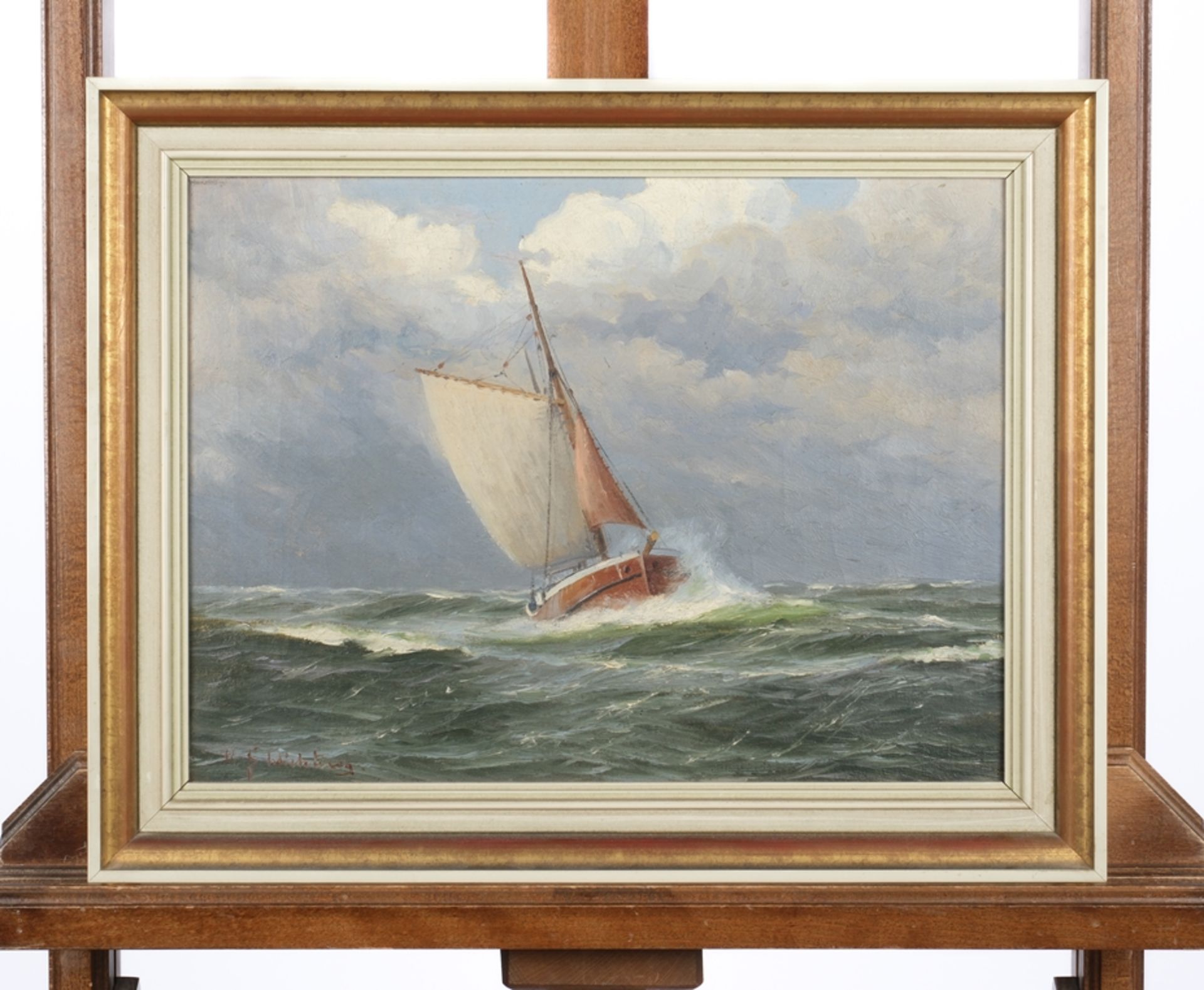 Schlichting, Waldemar (Berlin 1896 - 1970, Marinemaler), - Bild 2 aus 4