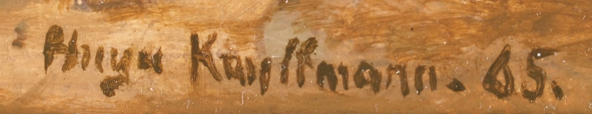 Kauffmann, Hugo (1844 Hamburg  - 1915 Prien/Chiemsee, Sohn des Malers Hermann Kauffmann, Schüler de - Bild 3 aus 5