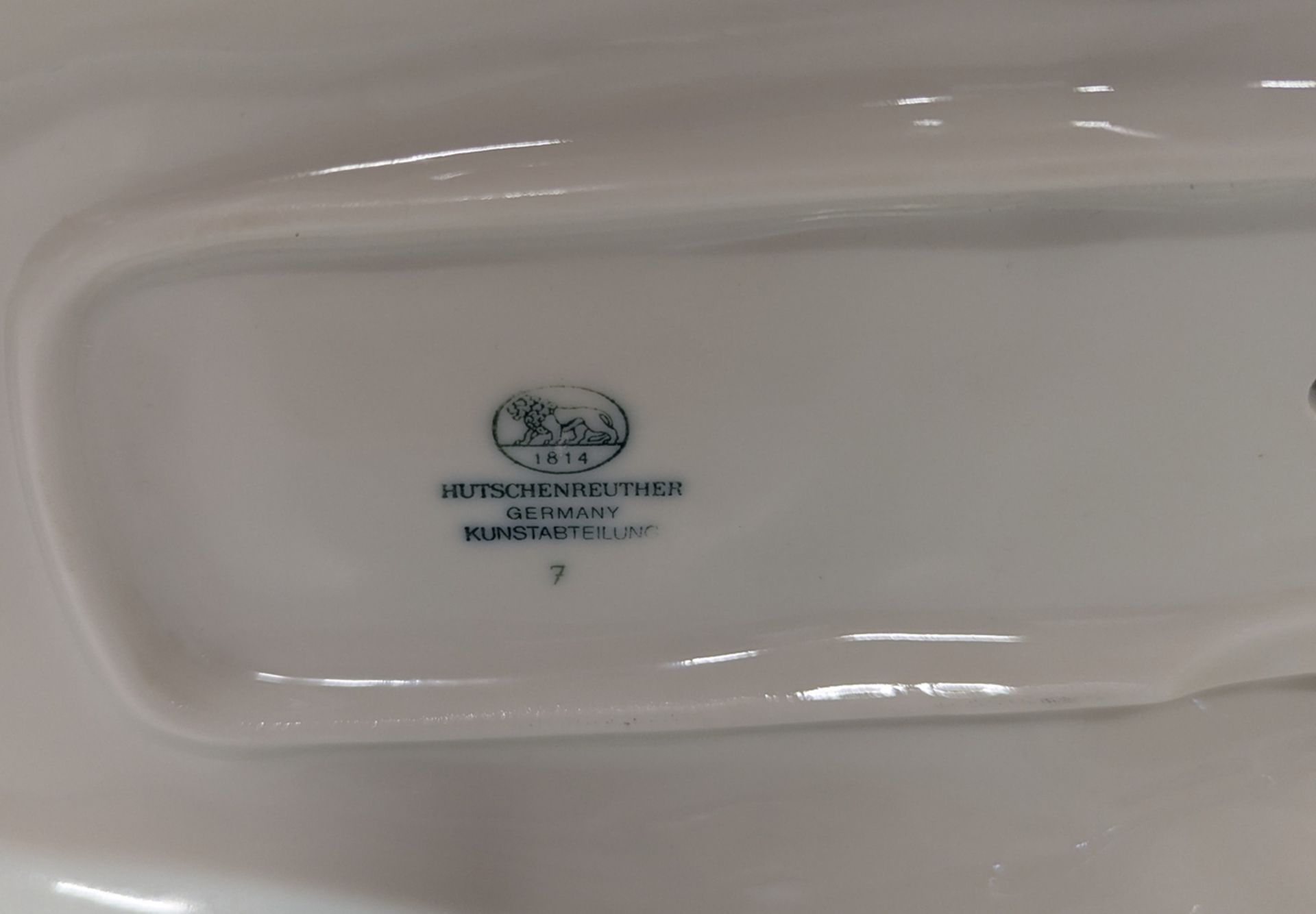 Porzellangruppe, "In Freiheit", Hutschenreuther, Germany, Kunstabteilung, Modellnummer 8023, polych - Bild 3 aus 3