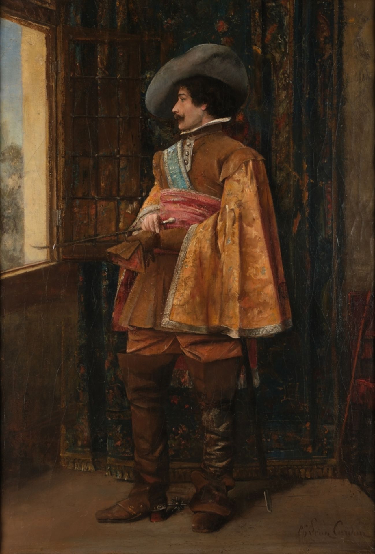 Cardon, Charles Léon (Brüssel 1850 - 1920, Schüler der KA Brüssel, stellte in Paris um 1874 aus), 