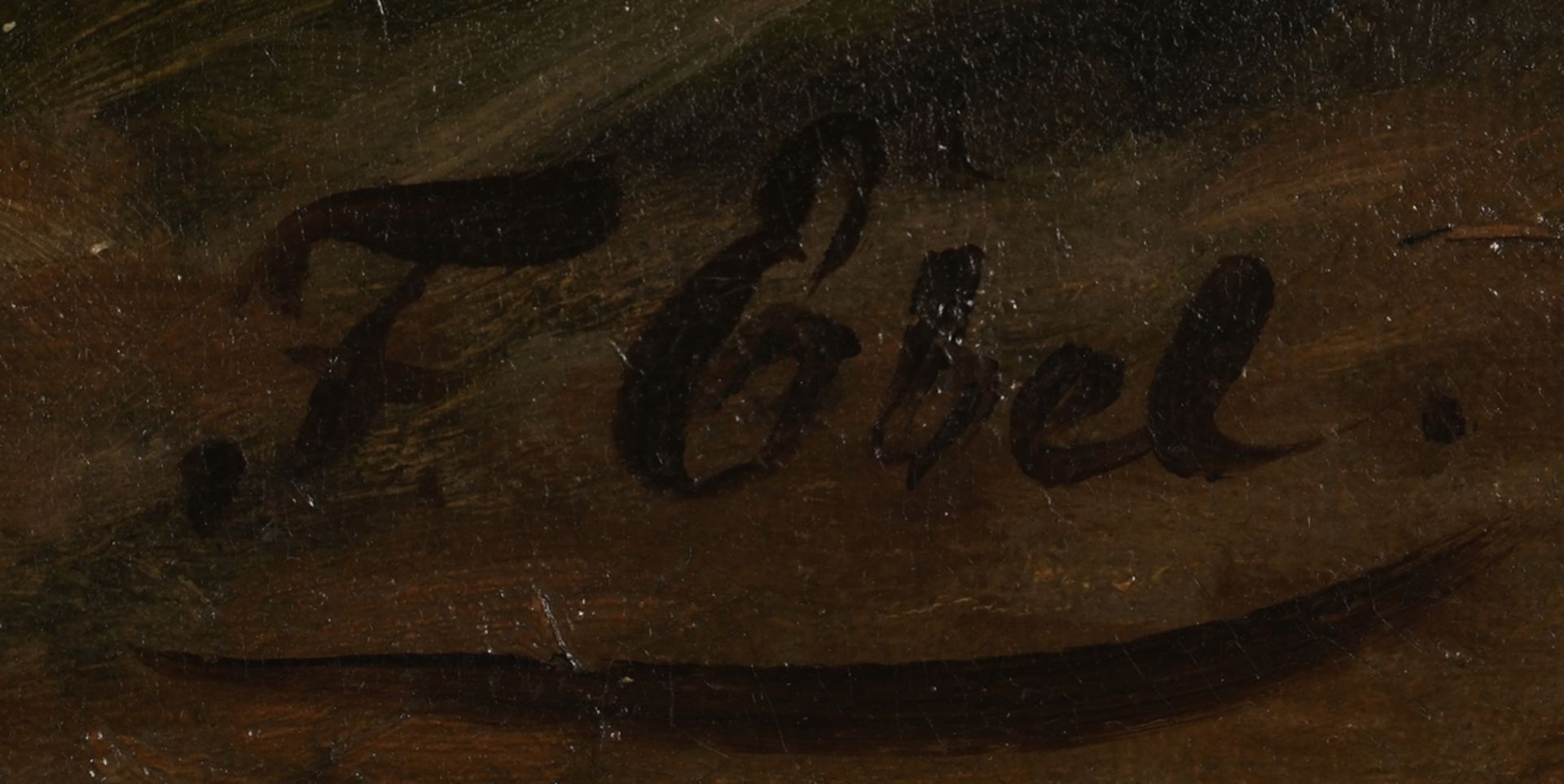 Ebel, Fritz Carl Werner (1835 Lauterbach - 1895 Düsseldorf, Schüler der KA Karlsruhe, ab 1862 in Dü - Bild 3 aus 5