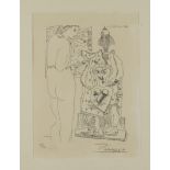 Picasso, Pablo (Malaga 1881 - 1973 Mougins, Studium an der KA Madrid, Maler, Grafiker und Bildhauer
