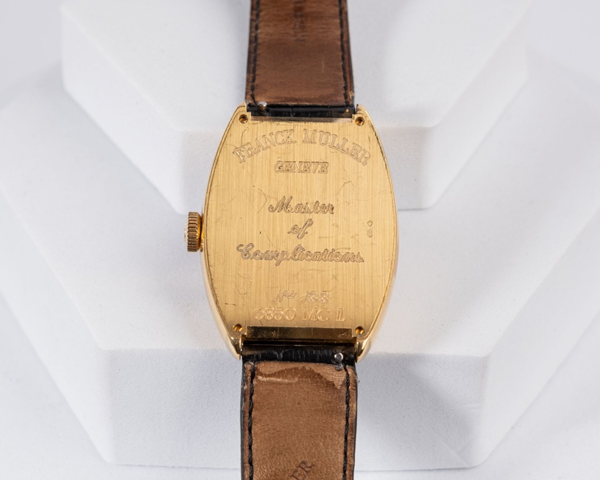 Franck Muller Conquistador Master Calendar, Ref. 8650 MC L, Gehäuse und org. Dornschließe in 18kt G - Bild 2 aus 2