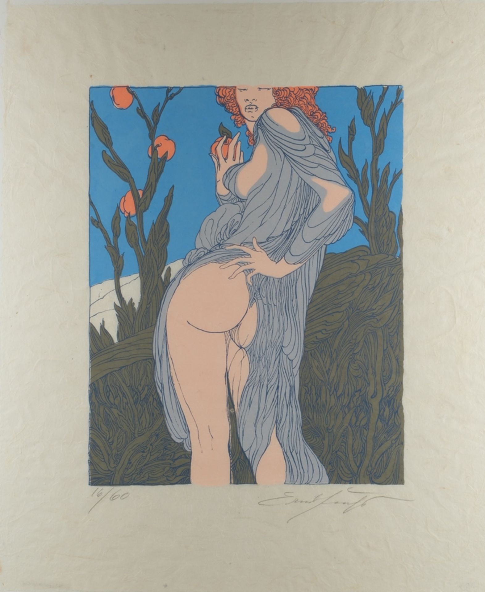 Fuchs, Ernst (1930 Wien - 2015 ebenda, Vertreter der Wiener Schule des "Phantastischen Realismus"), - Bild 2 aus 14