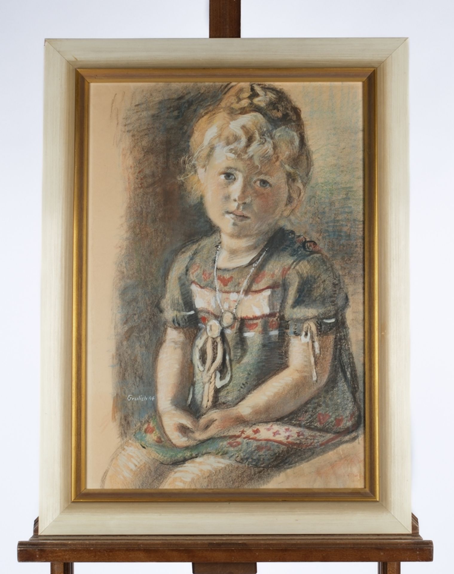 Grulich, Georg (1911 Zittau - 1993 Düsseldorf, ein deutscher Maler, Gast der Dresdener Kunstakademi - Bild 2 aus 4