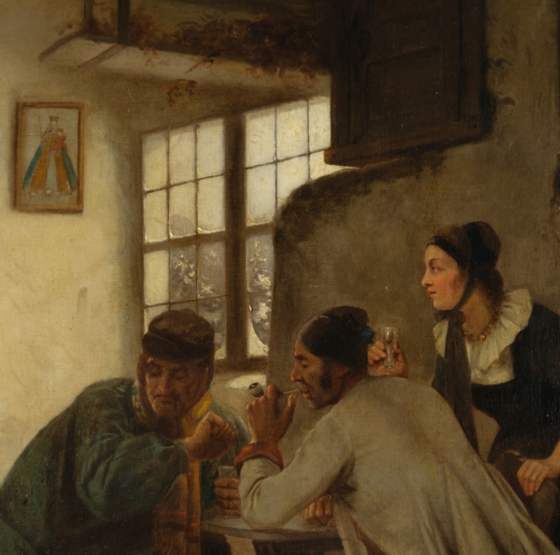 Litschauer, Karl Joseph (1830 Wien  - 1871 Düsseldorf, Schüler von Waldmüller und A. Tidemand, Genr - Bild 5 aus 6