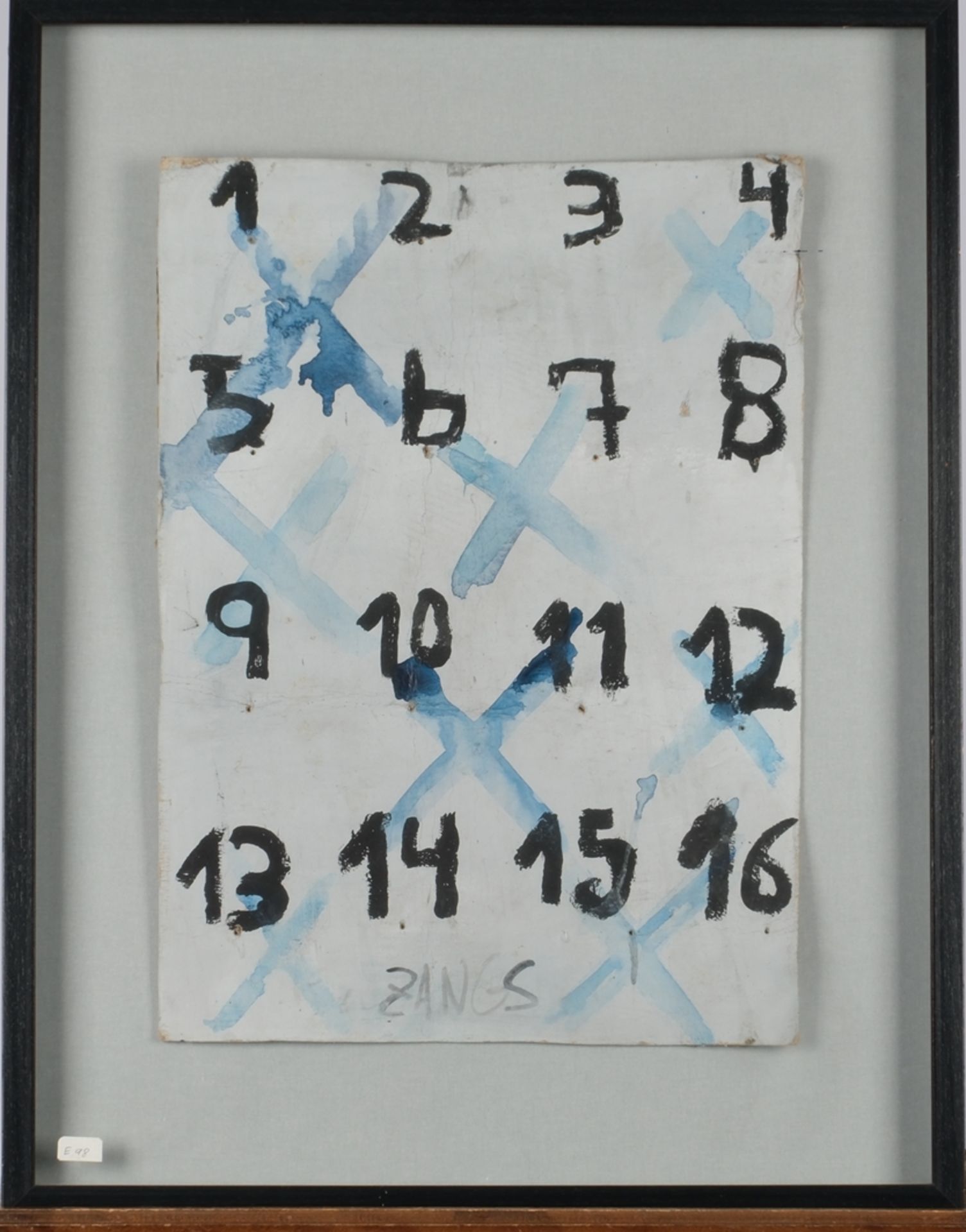 Zangs, Herbert (geb. Krefeld 1924, studierte an der KA Düsseldorf bei Pankok, diverse Studienreisen - Bild 3 aus 3