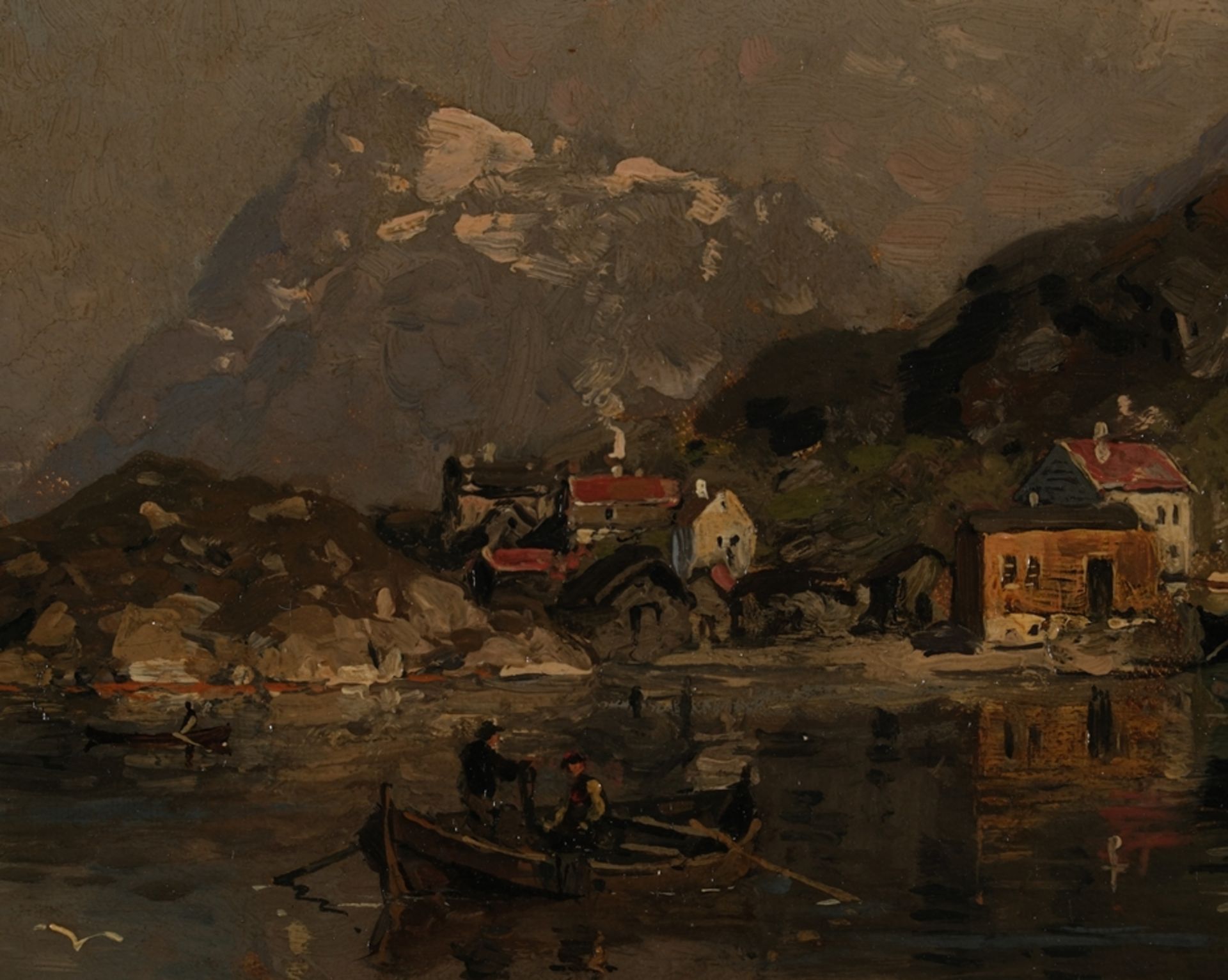 Rasmussen, Georg Anton (1842 Stavanger - 1914 Berlin, norwegischer Landschaftsmaler, Schüler der Dü - Bild 5 aus 6