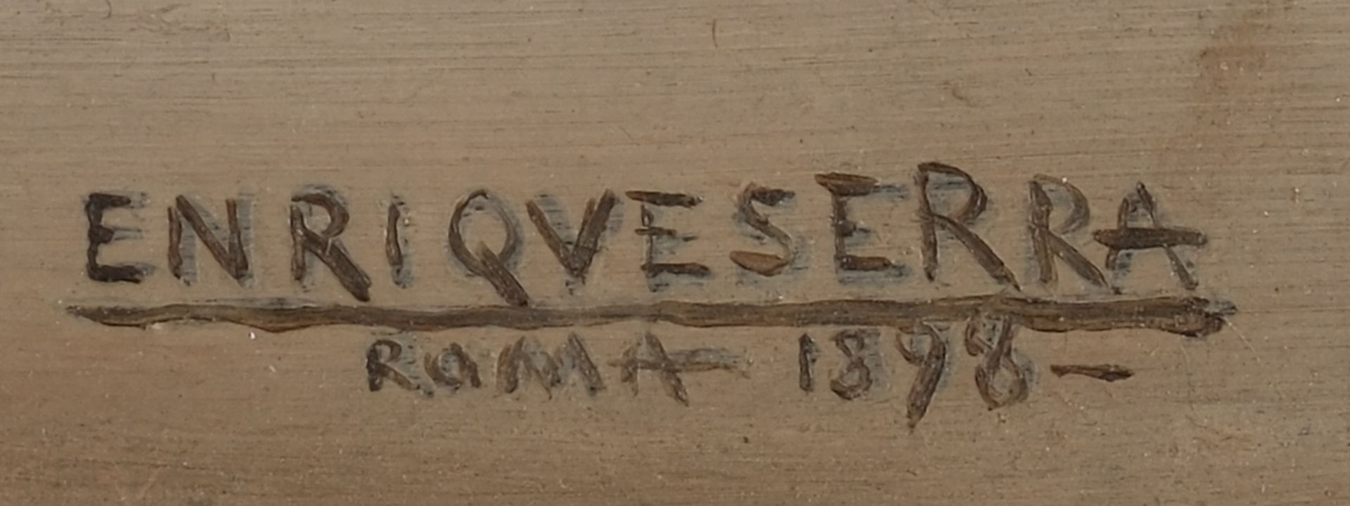 Serra y Auqué, Enrique (1859 Barcelona - 1918 Rom, Schüler von Ramon Martí y Alsina, seit 1878 in R - Bild 3 aus 8