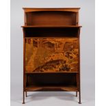 Seltener Jugendstil-Sekretär von Louis Majorelle (1859 - 1926), Nancy/Frankreich, um 1905, Nussbaum