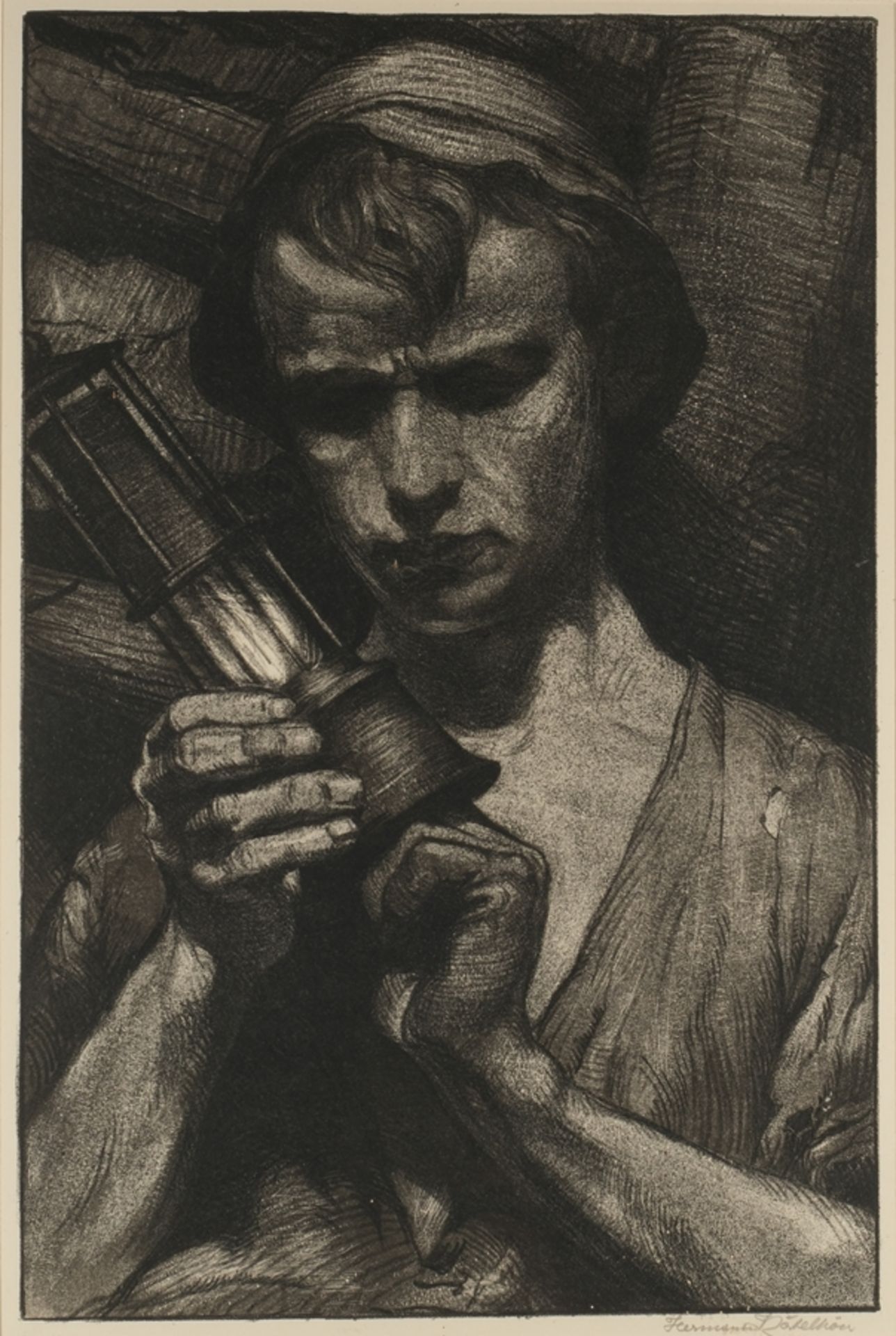 Kätelhön, Hermann (Hofgeismar 1884 - 1940, in Essen tätiger Grafiker und Keramiker), - Bild 4 aus 25