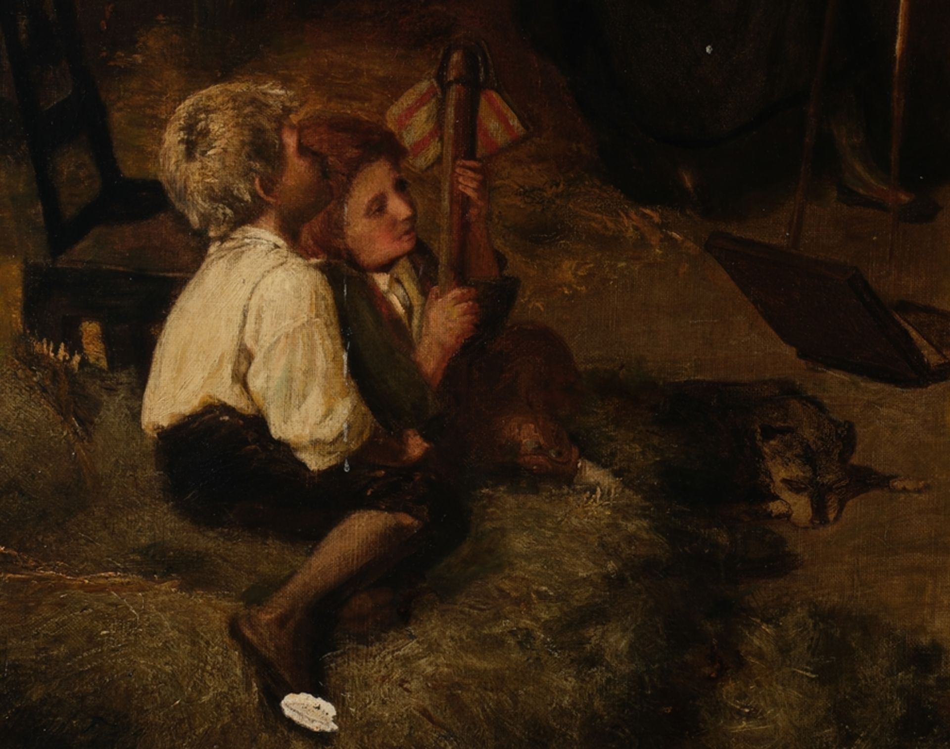 Genremaler des 19. Jahrhunderts, aus dem Umkreis der Düsseldorfer Malerschule, - Bild 3 aus 6