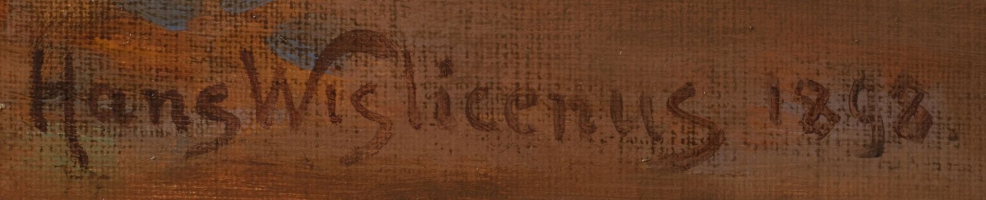 Wislicenus, Hans (1864 Weimar - 1939 Berlin, deutscher Porträt-, Historien-, und Genremaler, studie - Bild 3 aus 5