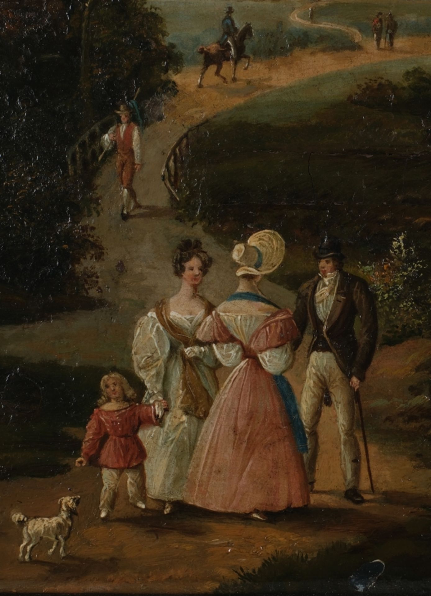 Hoffmeister, Carl Ludwig (1790 Wien - 1843 ebenda, österreichischer Maler von Wiener Bilderuhren) z - Bild 3 aus 4