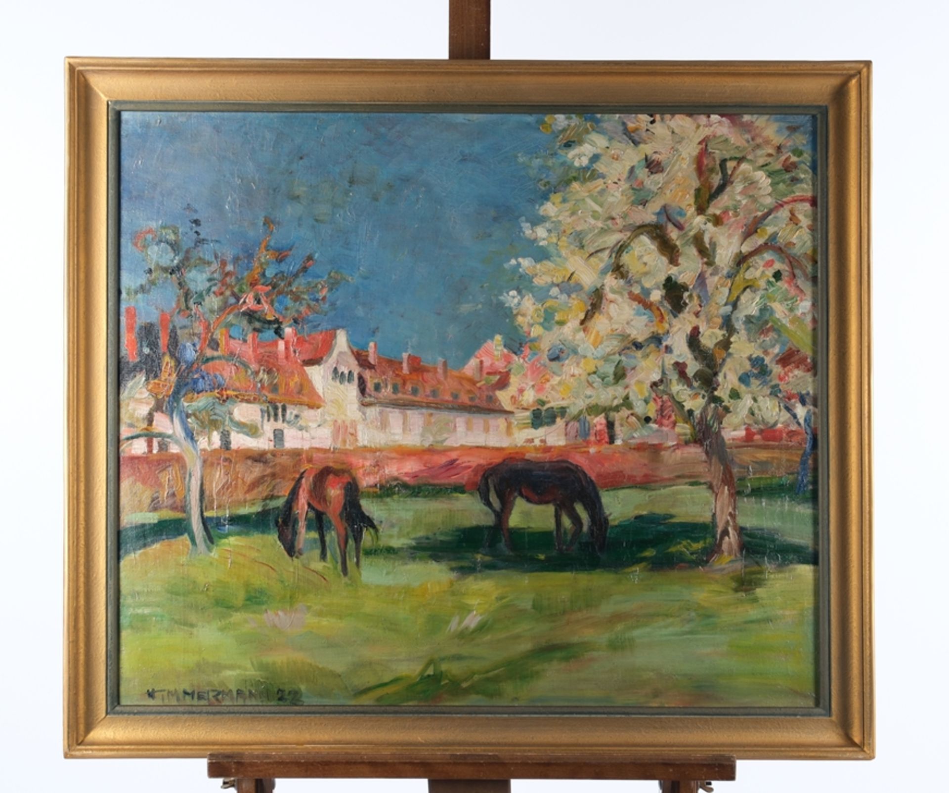 Timmermann, Leo (1895 Eynatten - 1944 Aachen, deutscher Porträt- und Landschaftsmaler und Grafiker) - Bild 2 aus 5