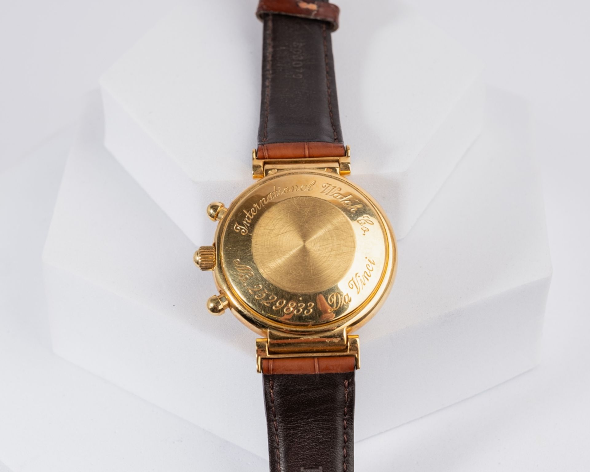 IWC Da Vinci Ewiger Kalender, Ref. IW3750,  Automatik, Gehäuse und Dornschließe in 18kt Gelbgold, w - Bild 2 aus 2